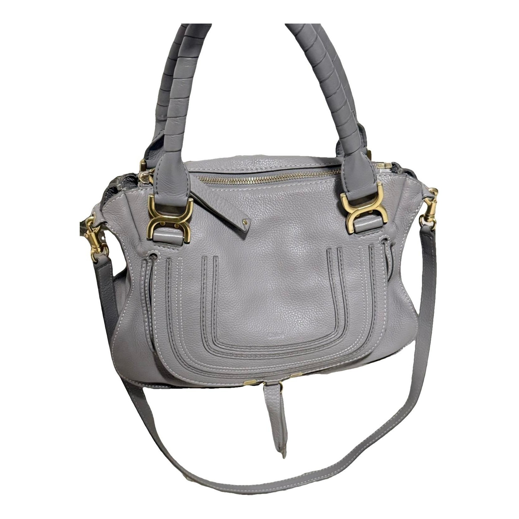 Marcie Top Handle leather handbag