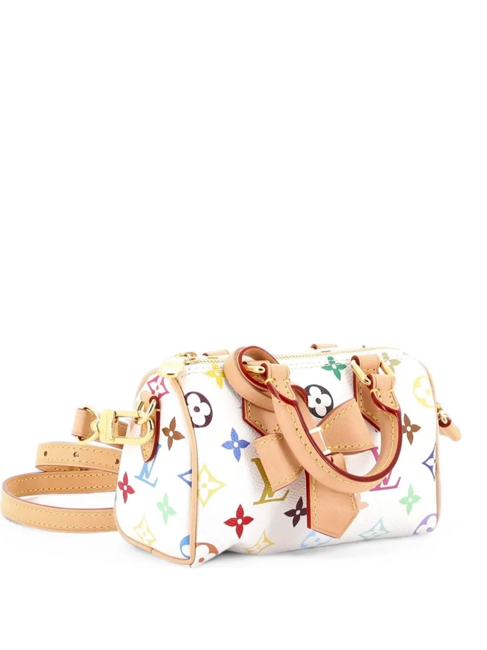 x Takashi Murakami Speedy Bandouliere NM Bag Monogram Multicolor Nano satchel