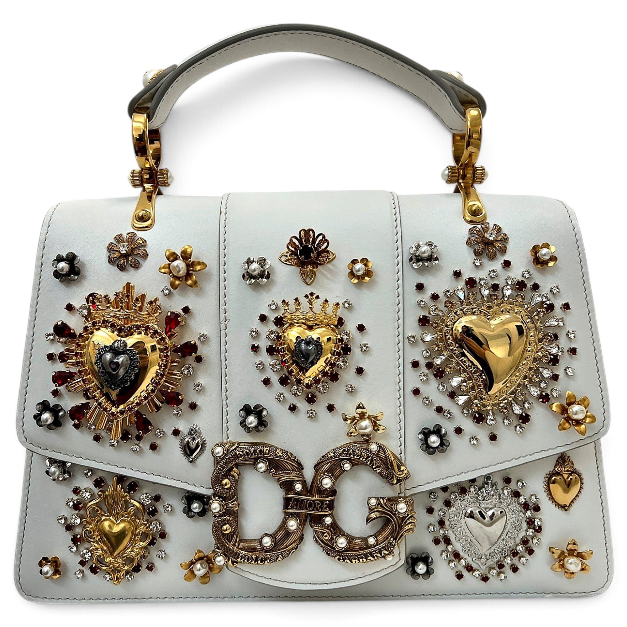 DG Amore leather crossbody bag