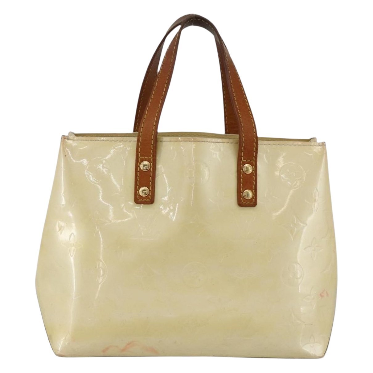 Reade patent leather handbag