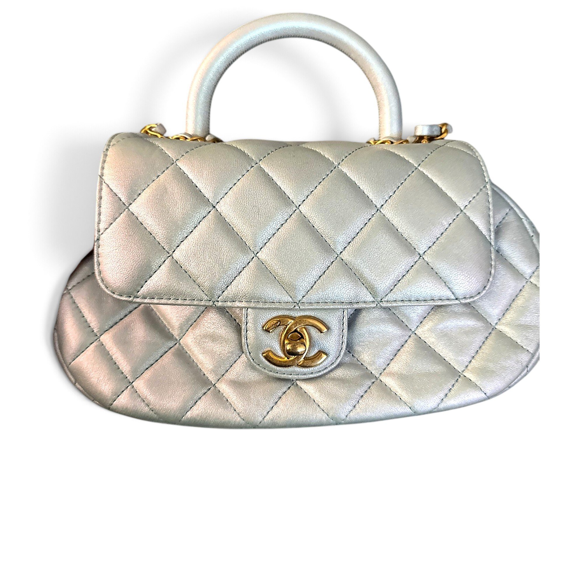 Coco Handle leather handbag