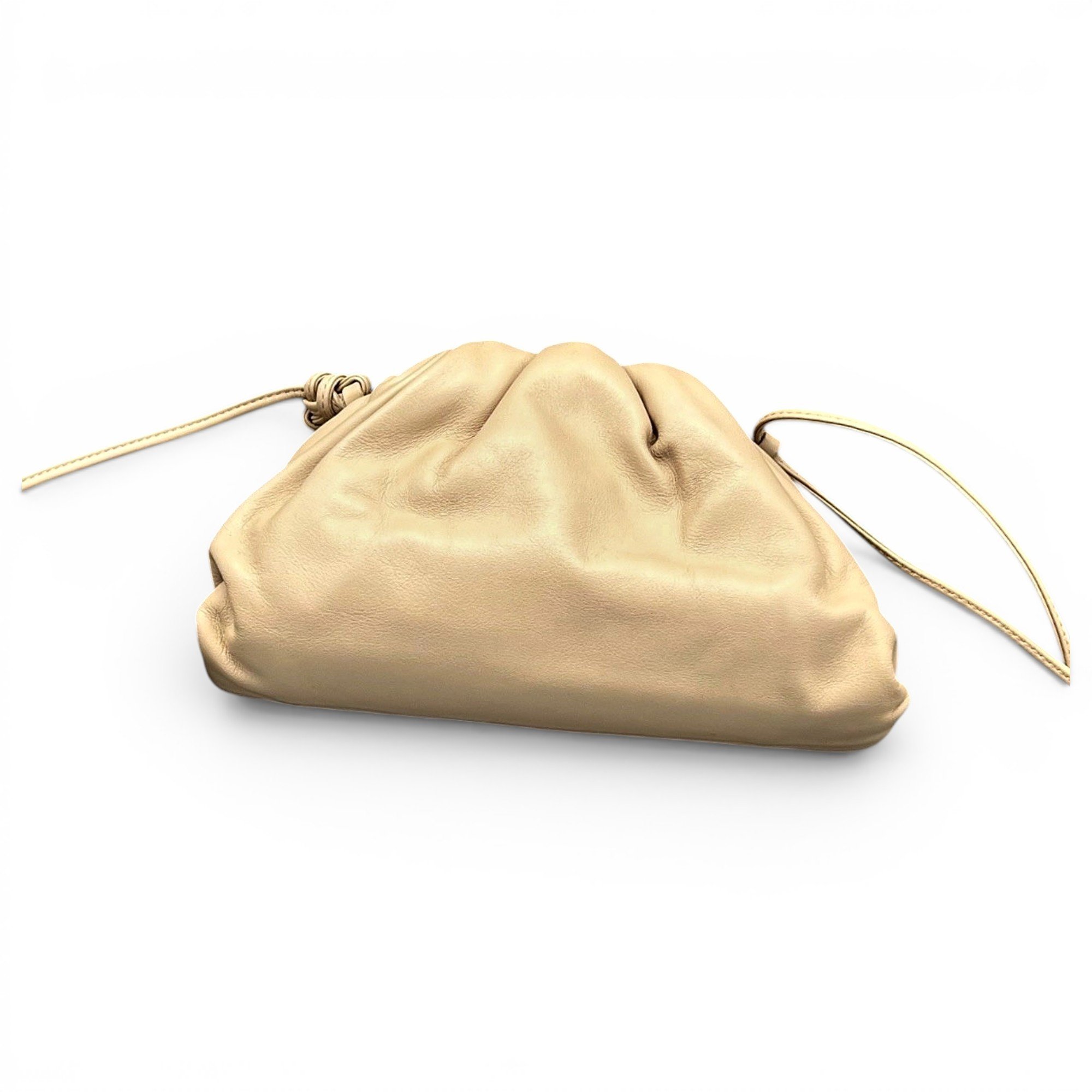 Pouch leather handbag