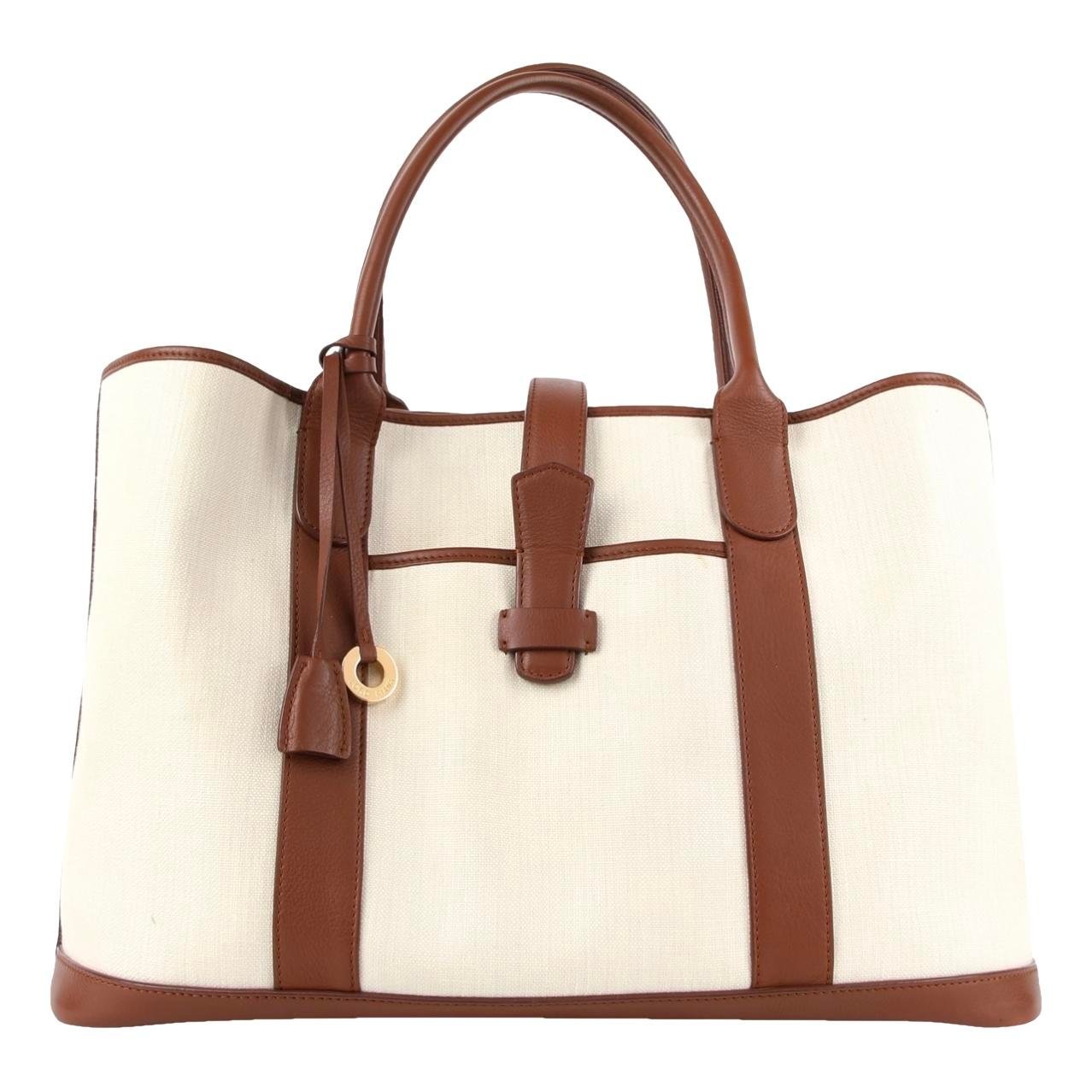 Loro Piana Bellevue leather handbag