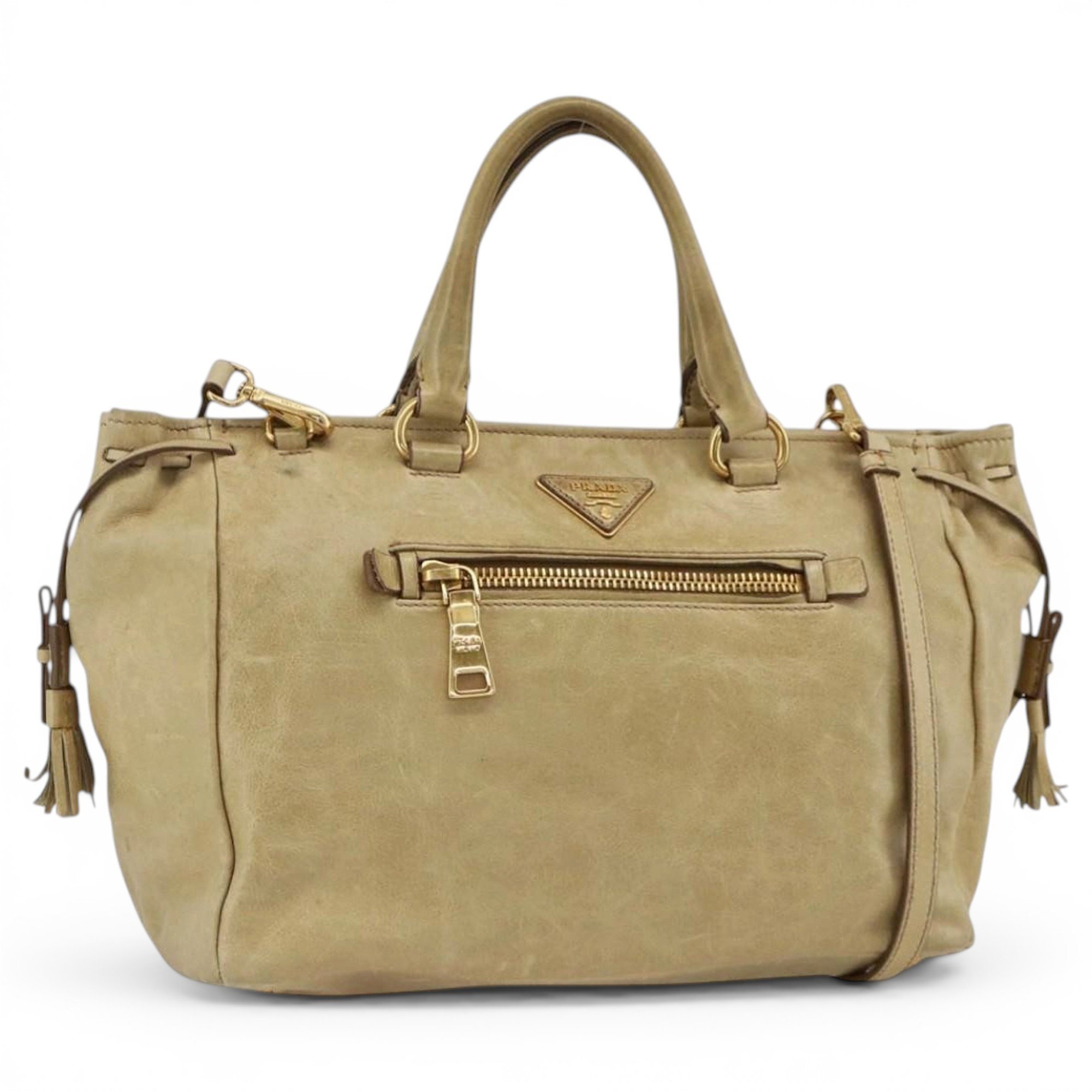Leather handbag