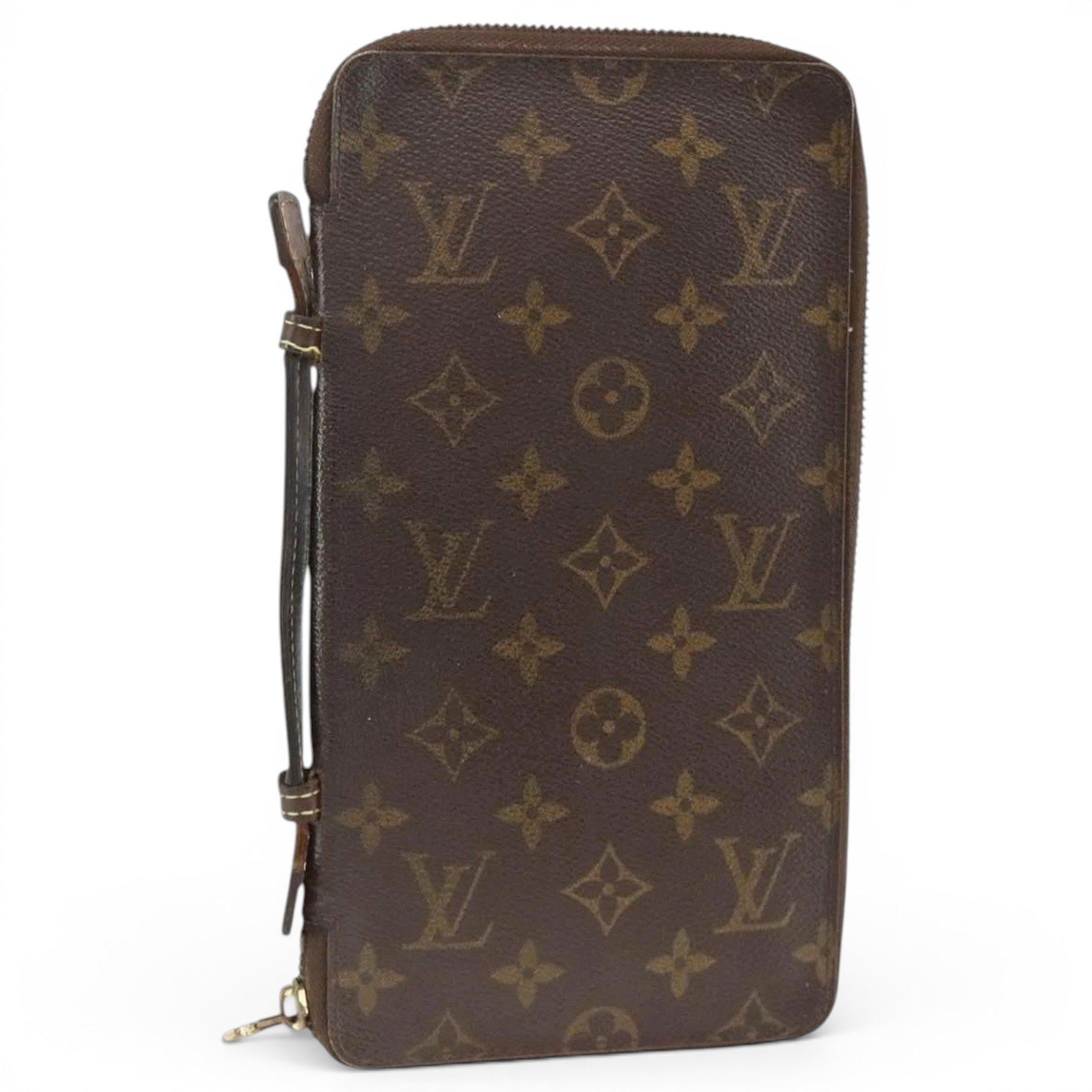 Leather vanity case