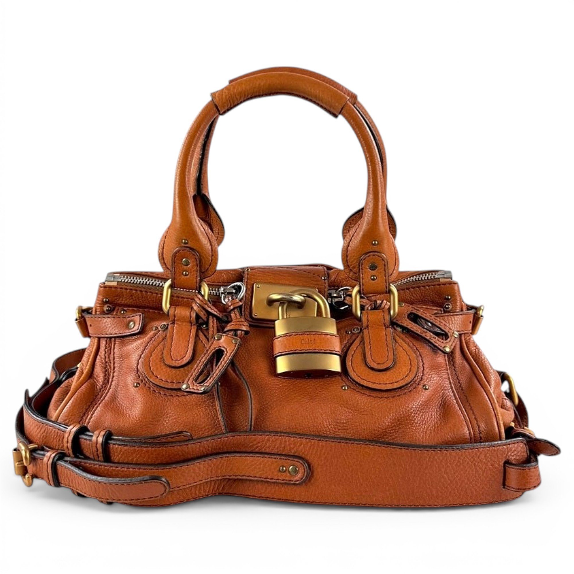 Leather handbag