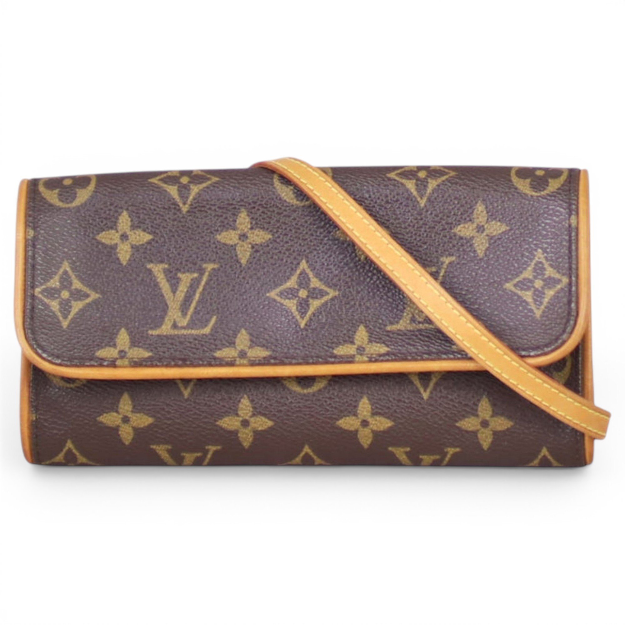 Twin patent leather crossbody bag