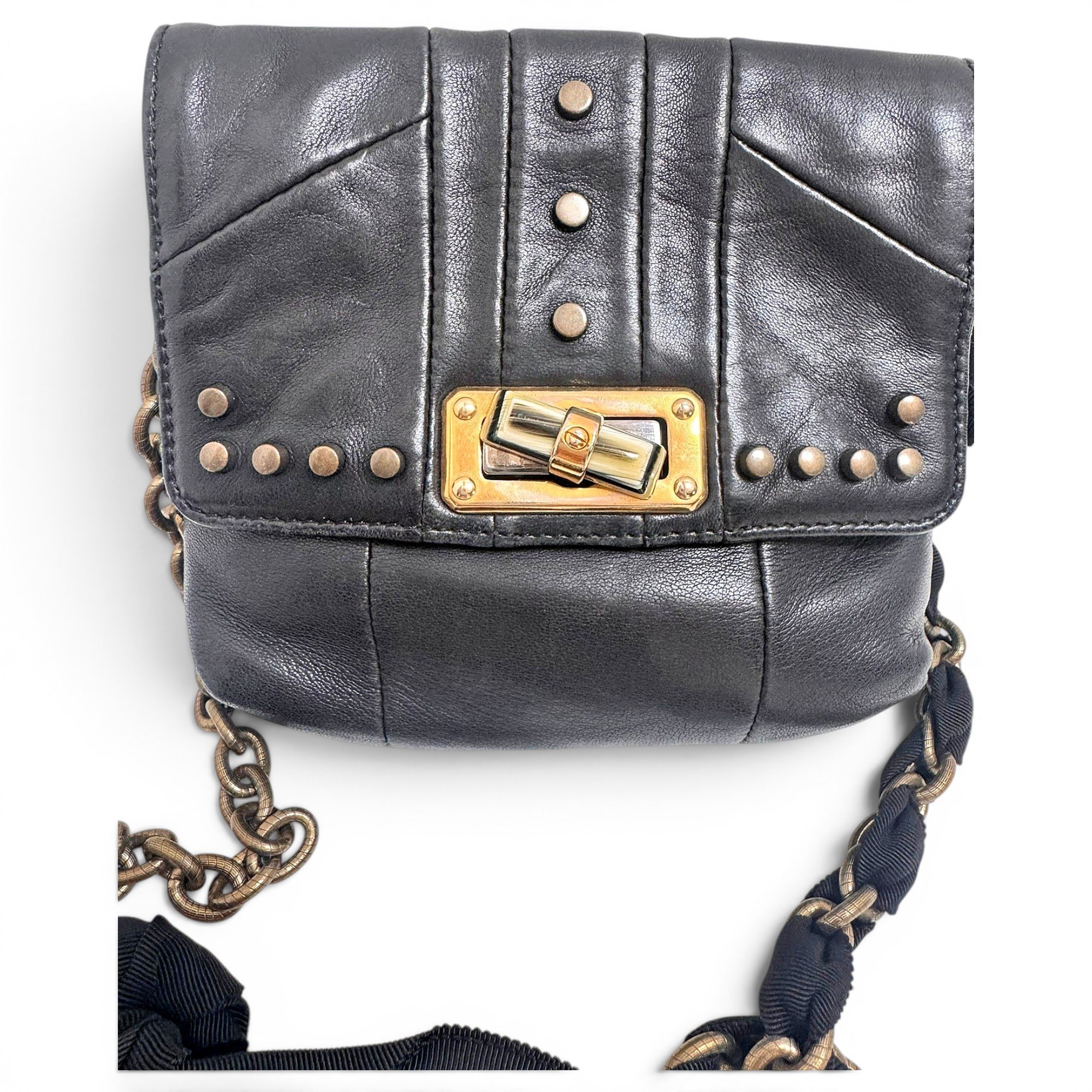Happy leather handbag