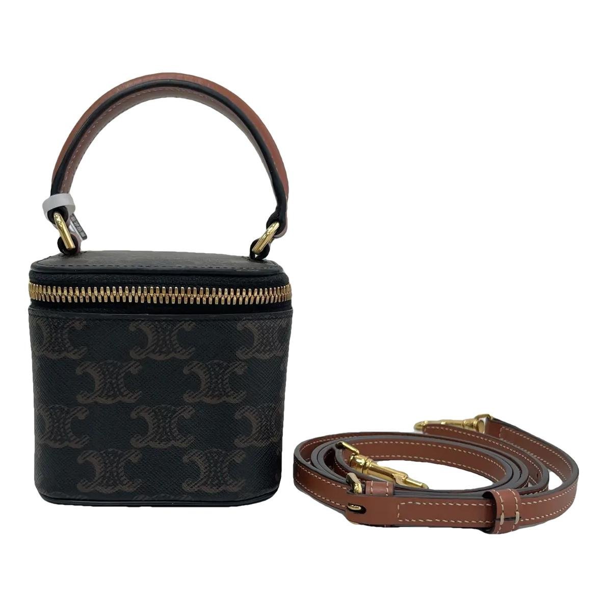 Tambour vinyl crossbody bag
