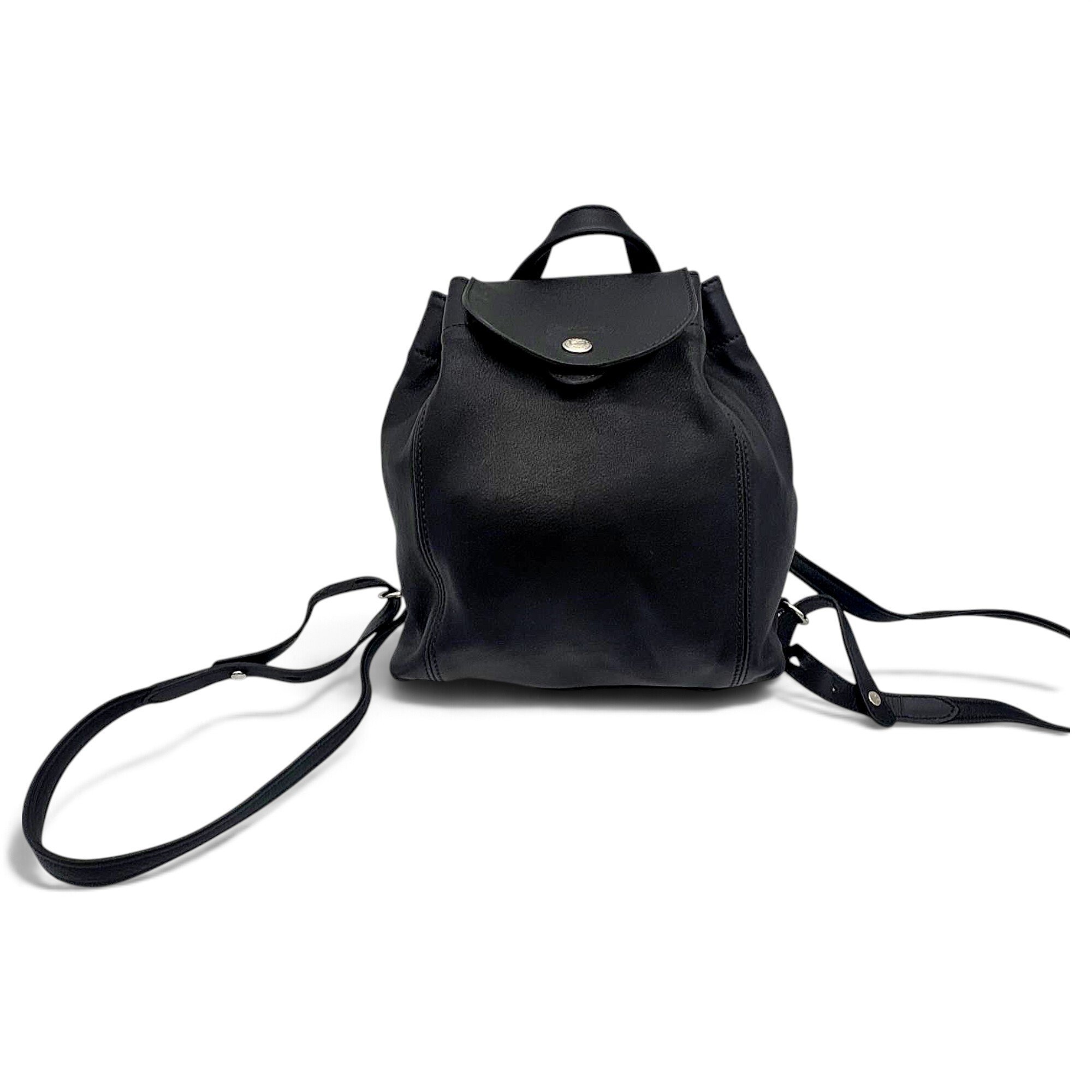 Pliage leather backpack