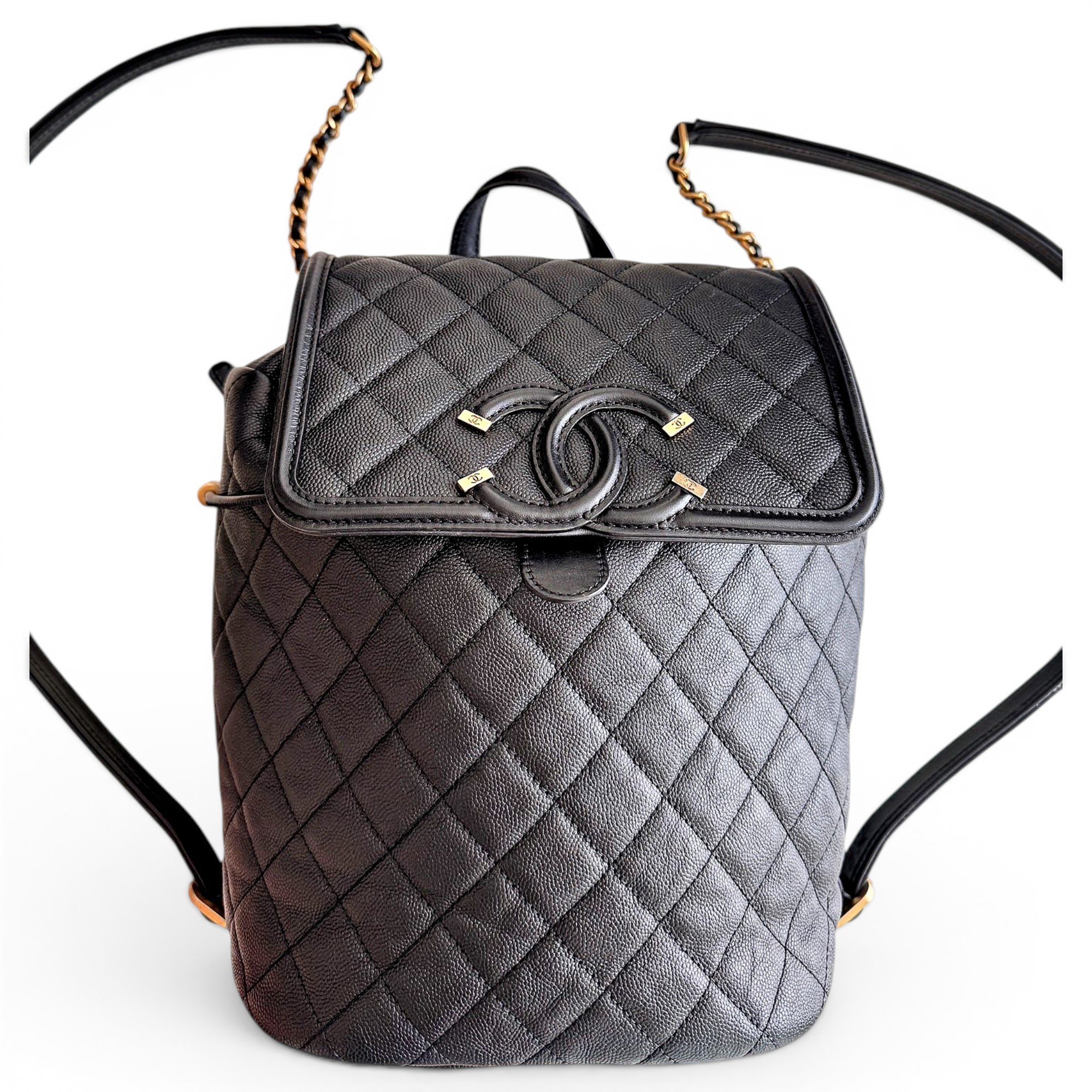 Timeless/Classique Chain leather backpack