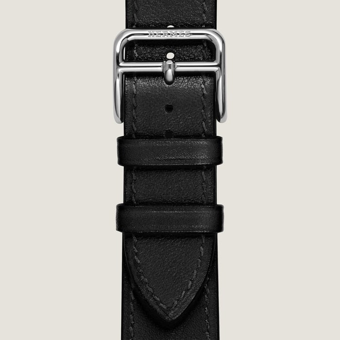 Noir Heure H Medium Model 30 MM Single Tour Watch Strap