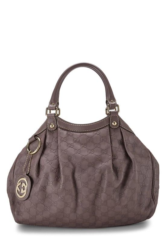 Purple Guccissima Sukey Tote