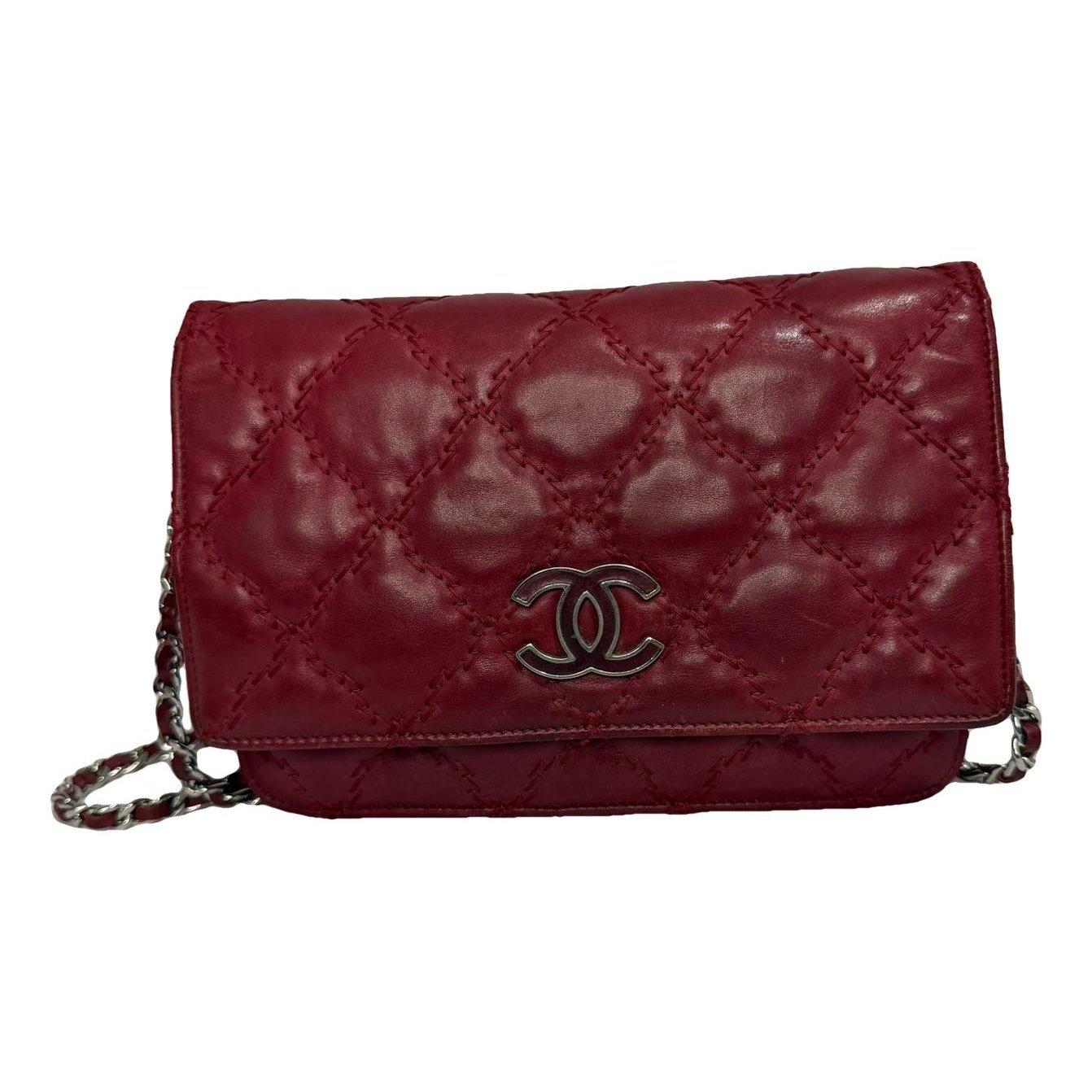 Wallet On Chain Chanel 19 leather handbag