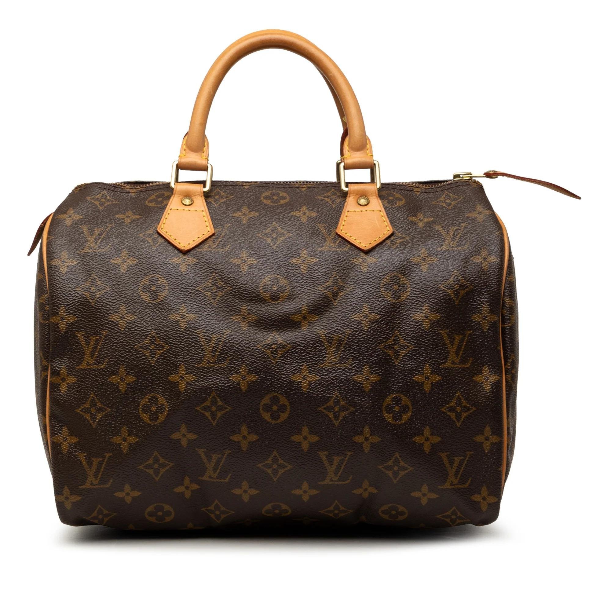 Speedy leather bag