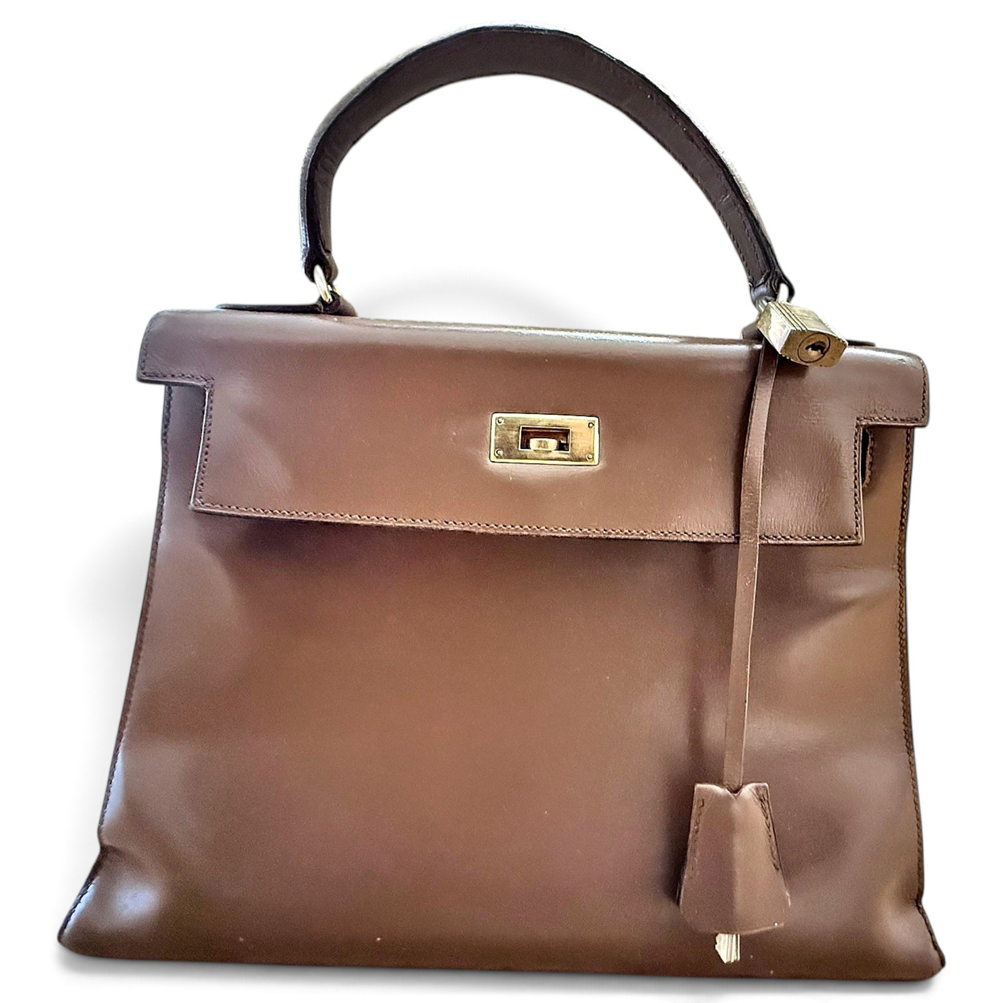 Kelly 28 leather handbag