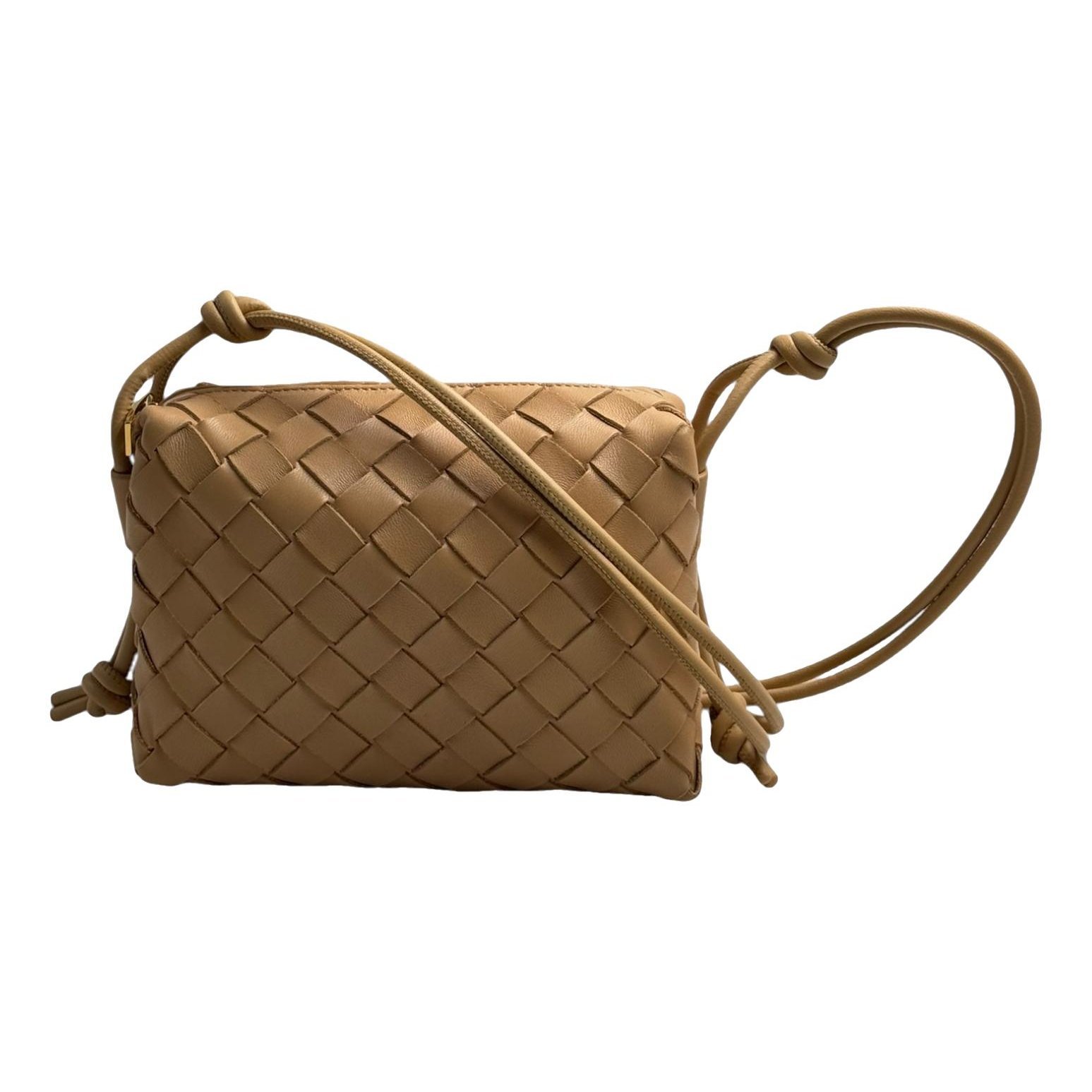 Loop leather crossbody bag