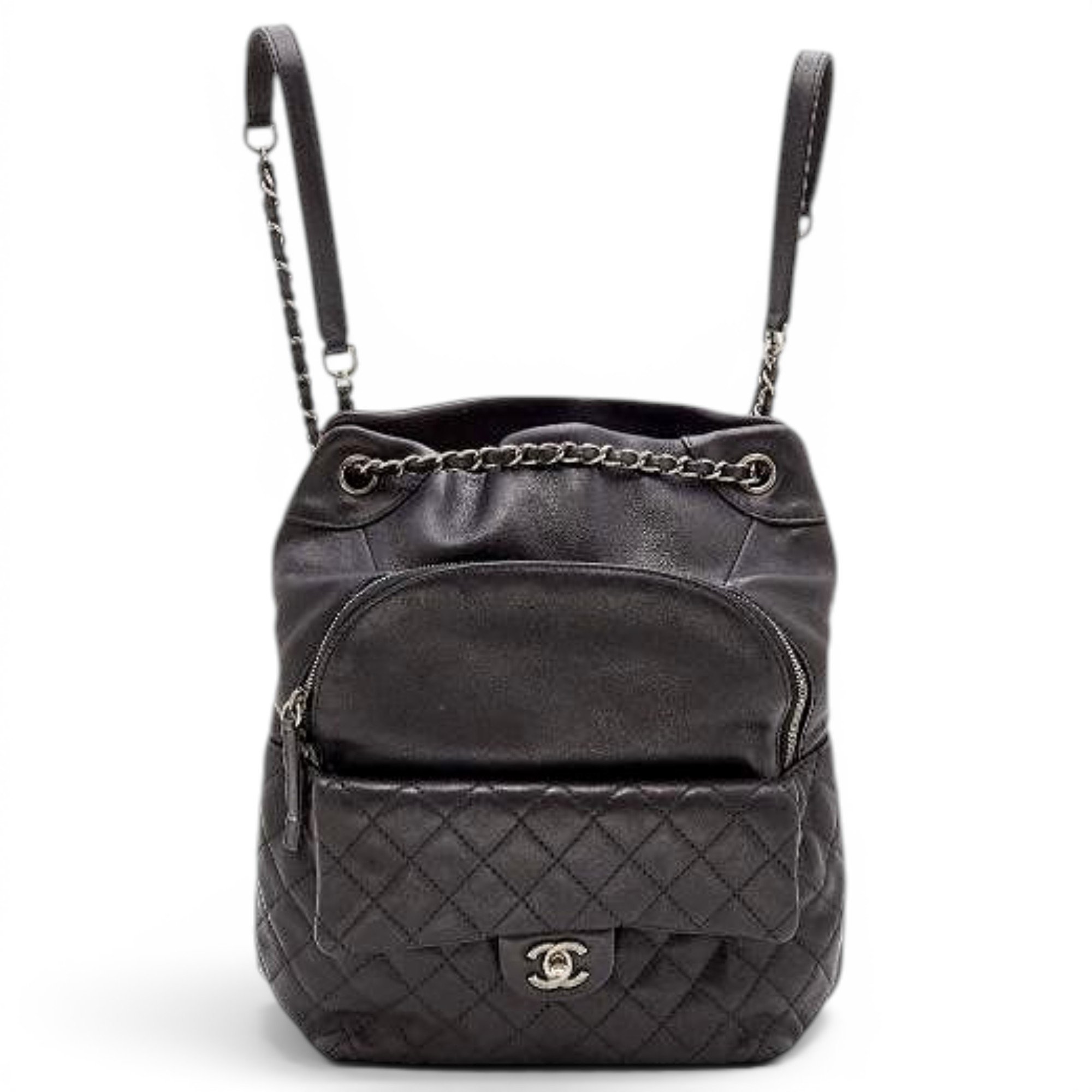 Leather backpack