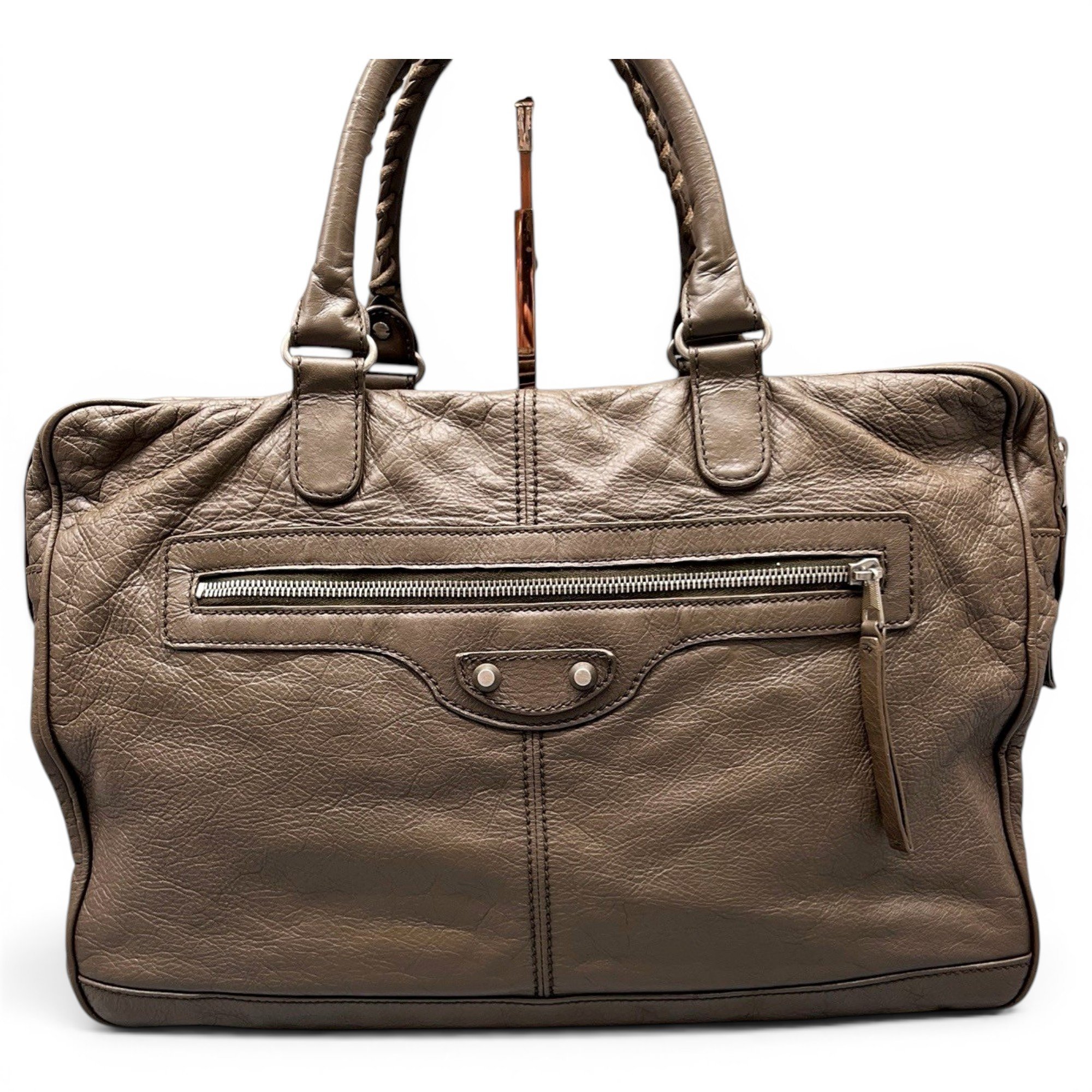 Leather handbag