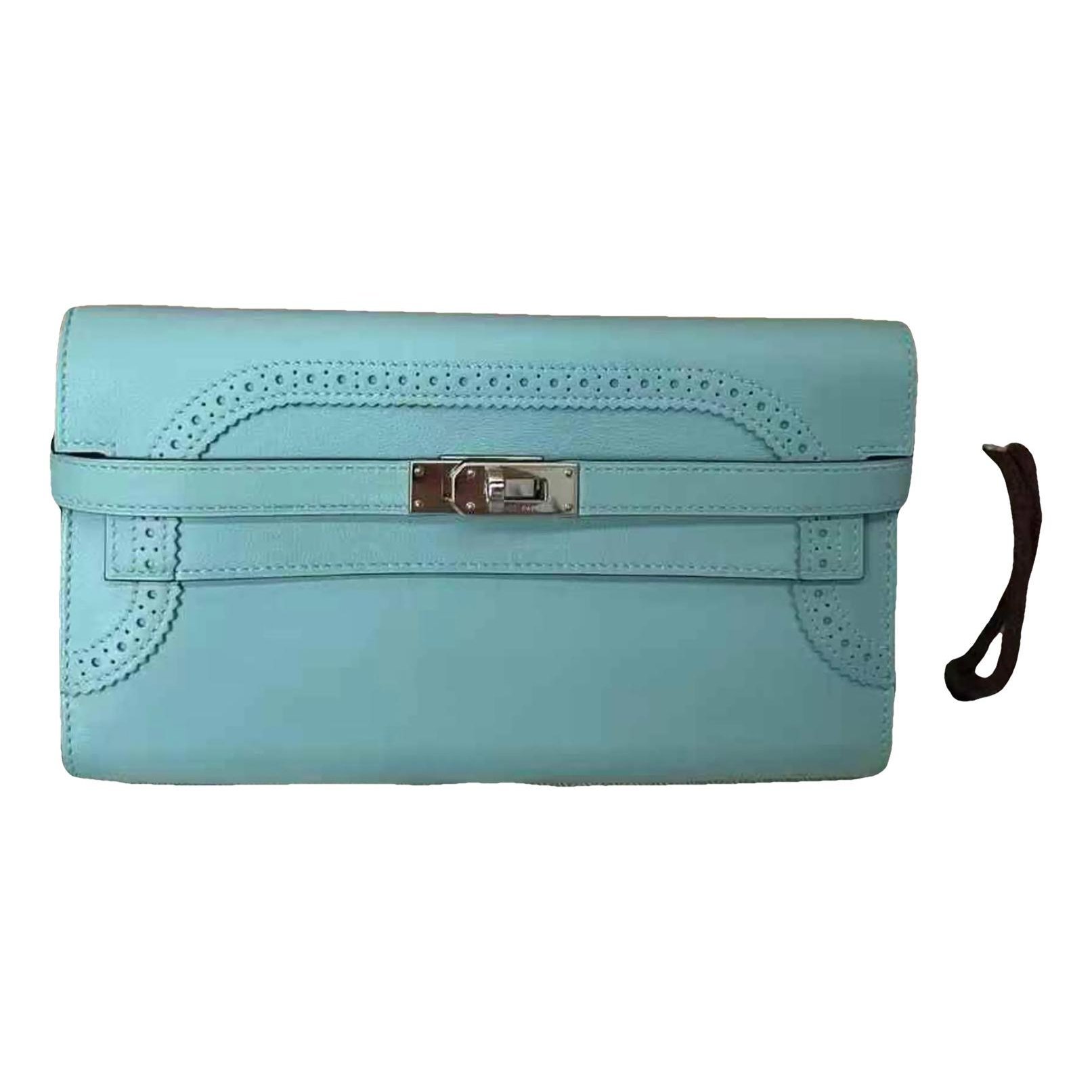 Kelly to go leather clutch bag