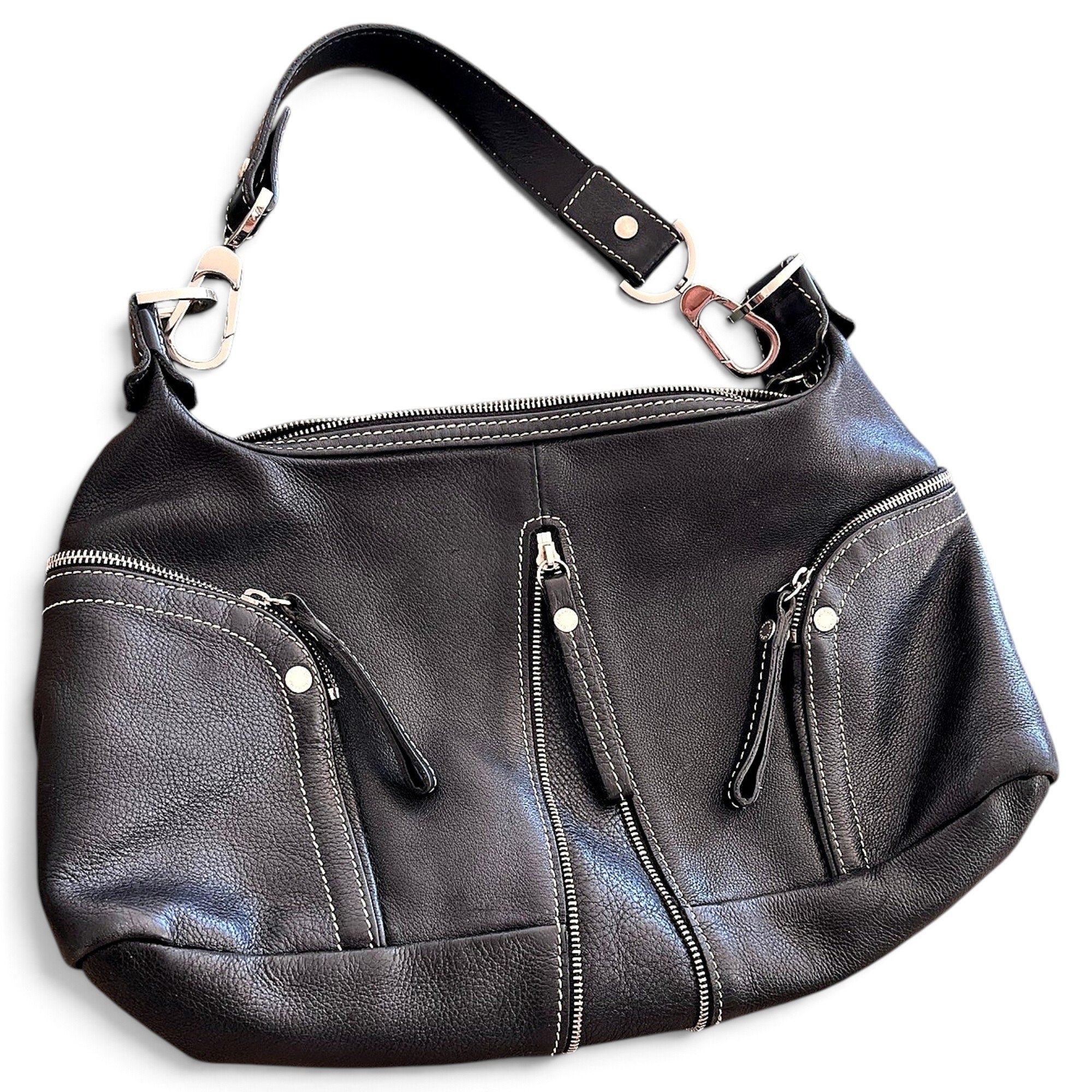 Idole leather handbag