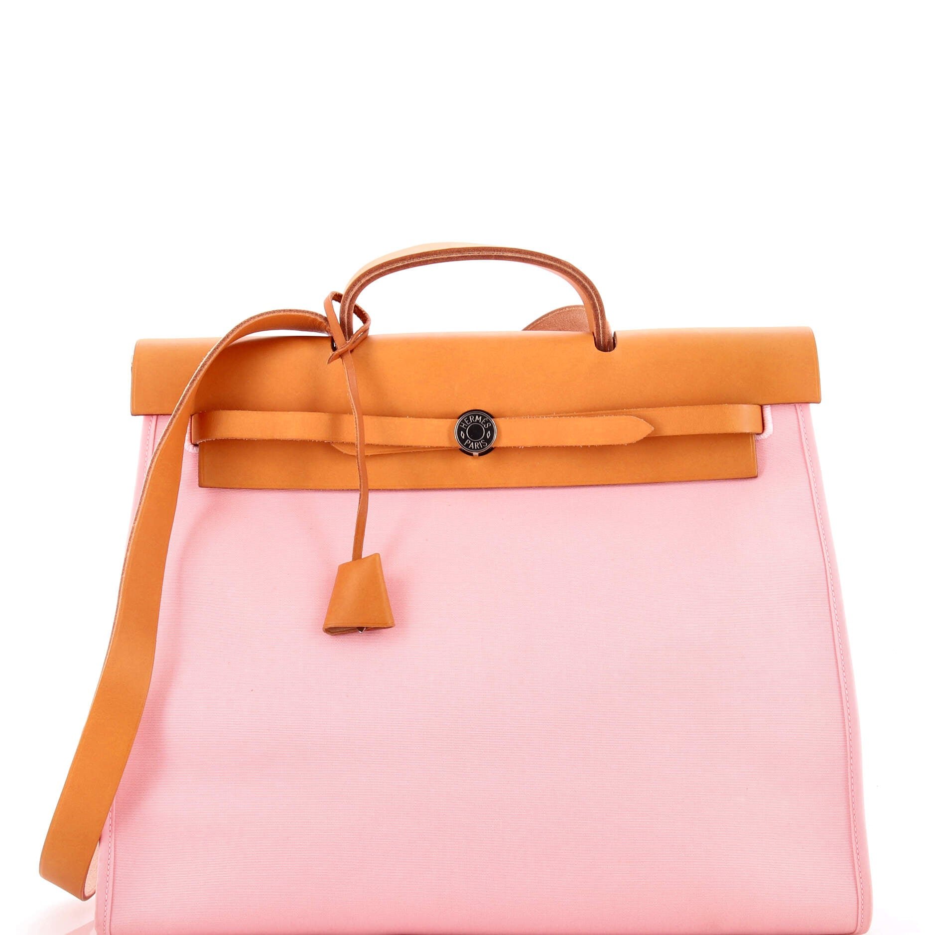 Herbag Zip Leather and Toile 39