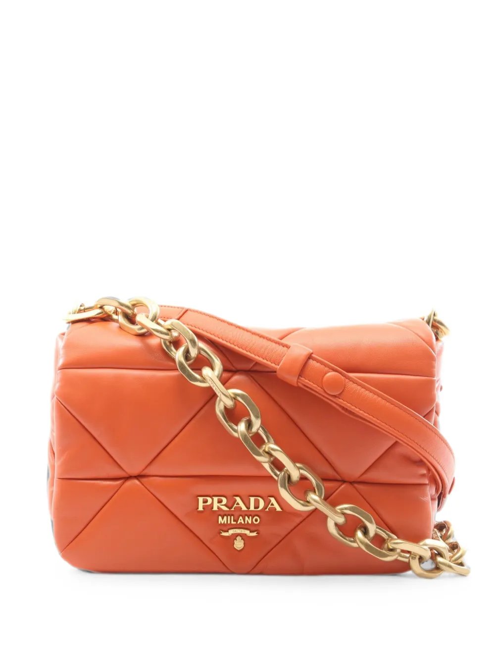 Prada 2010s quilted chain shoulder bag