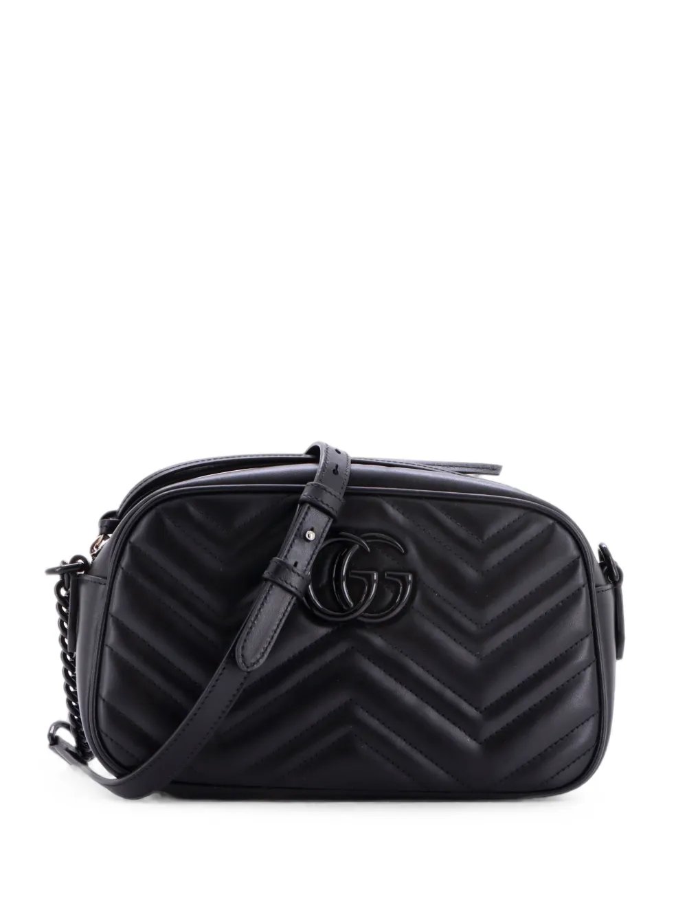 Gucci GG Marmont Monochrome Shoulder Bag Matelasse Leather Small crossbody bag