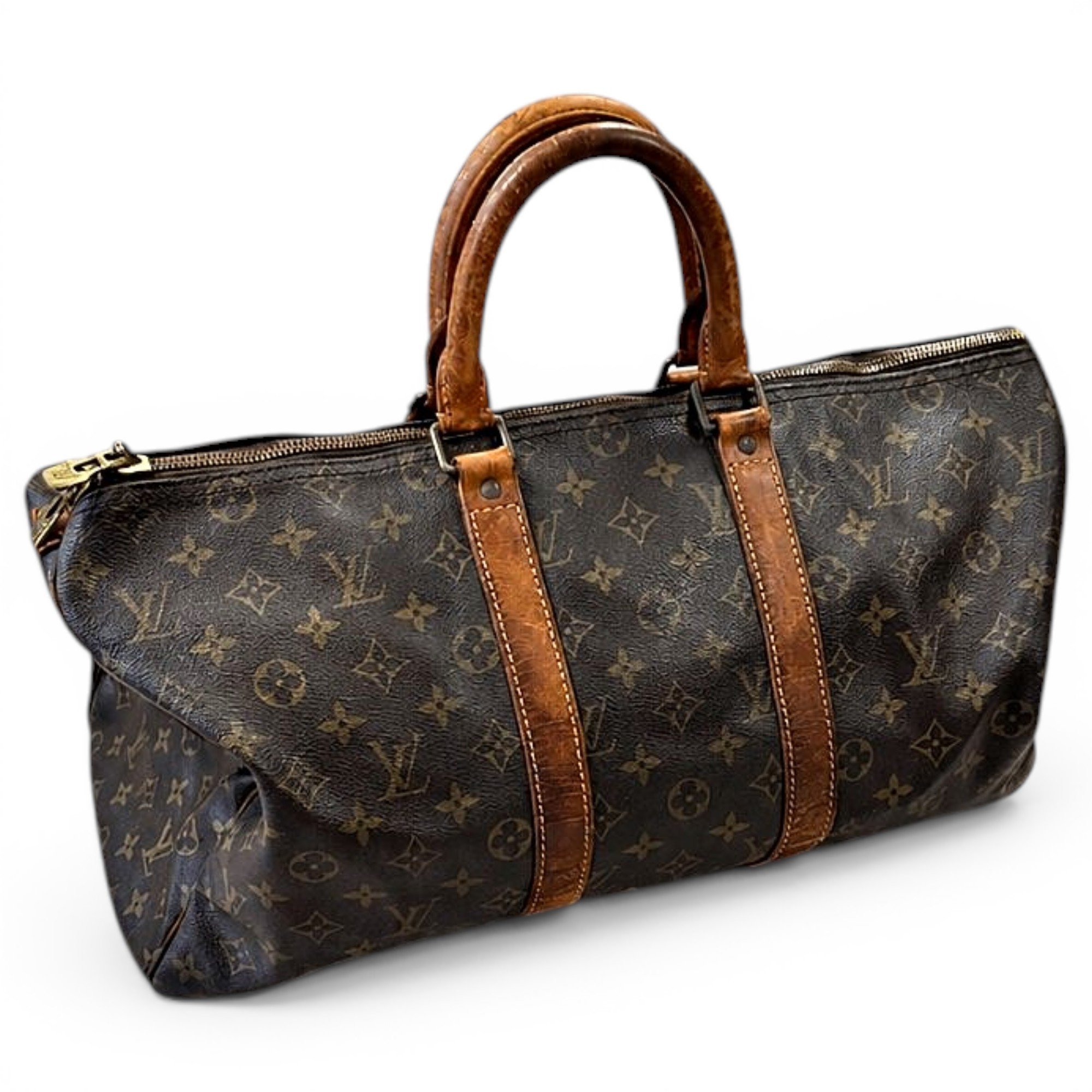 Keepall leather 48h bag