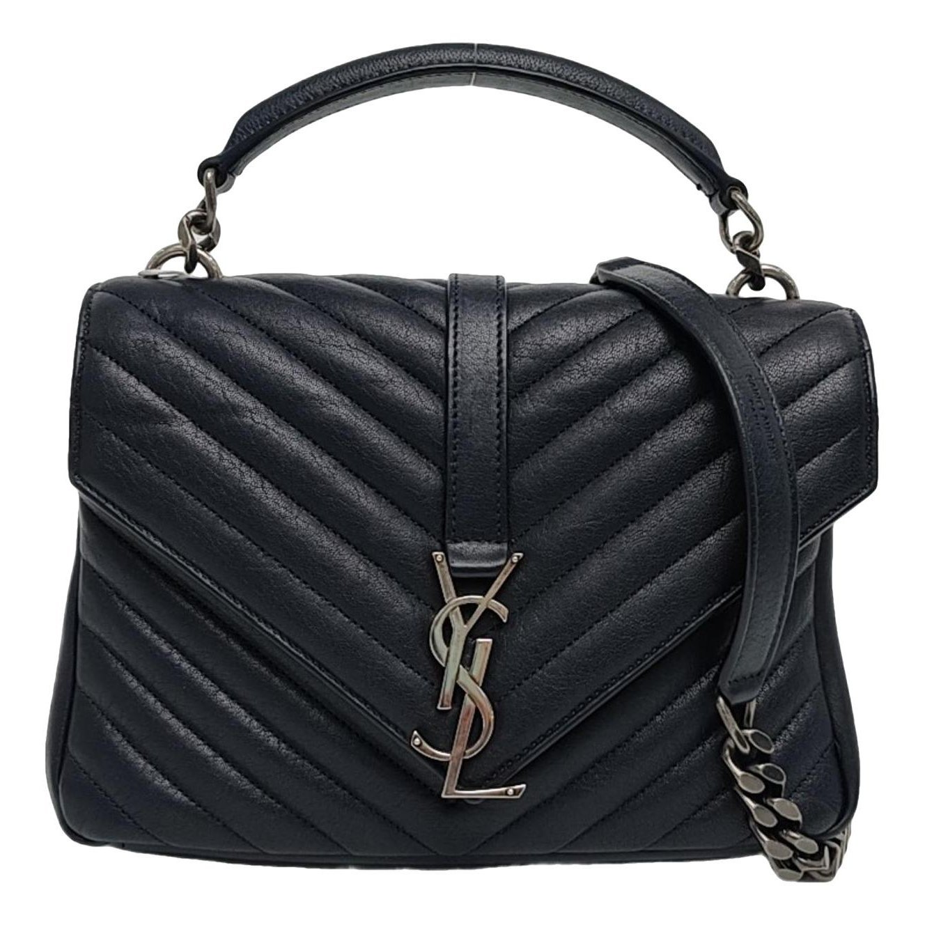 Collége monogramme leather handbag
