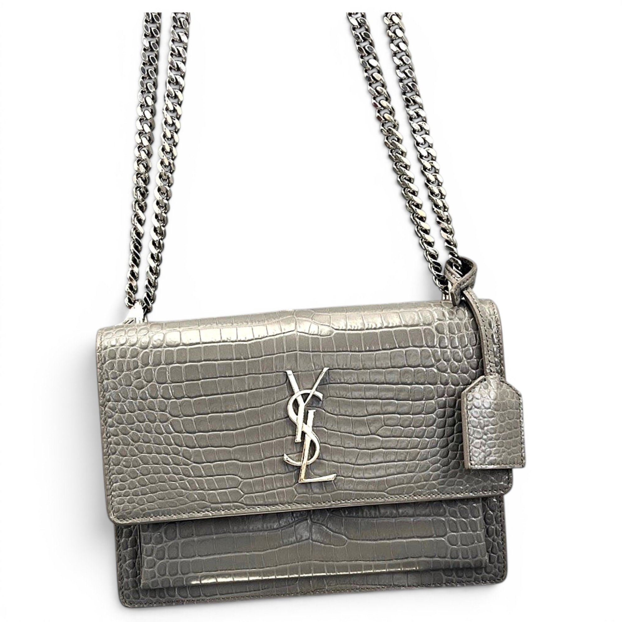 Sunset leather handbag