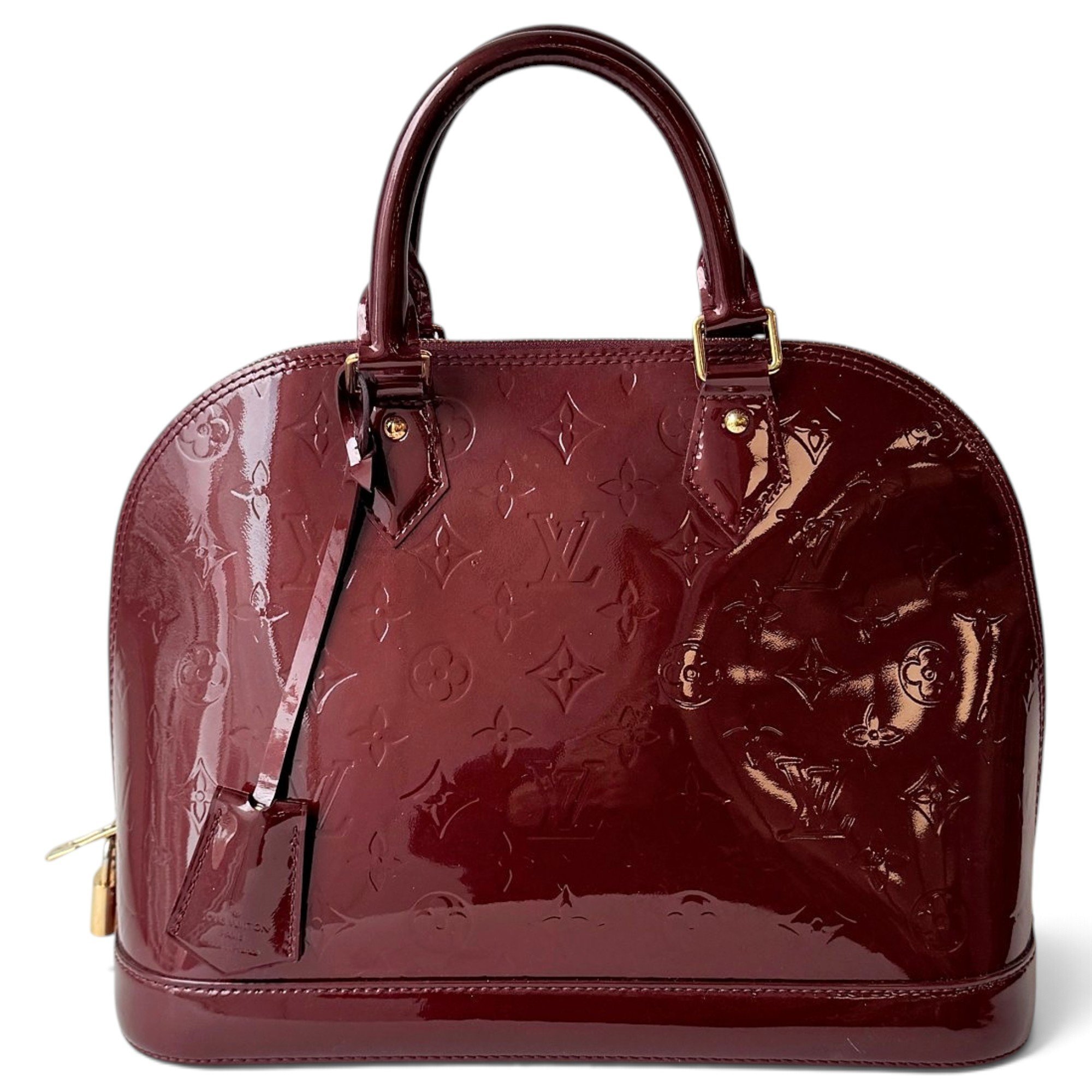 Alma patent leather handbag