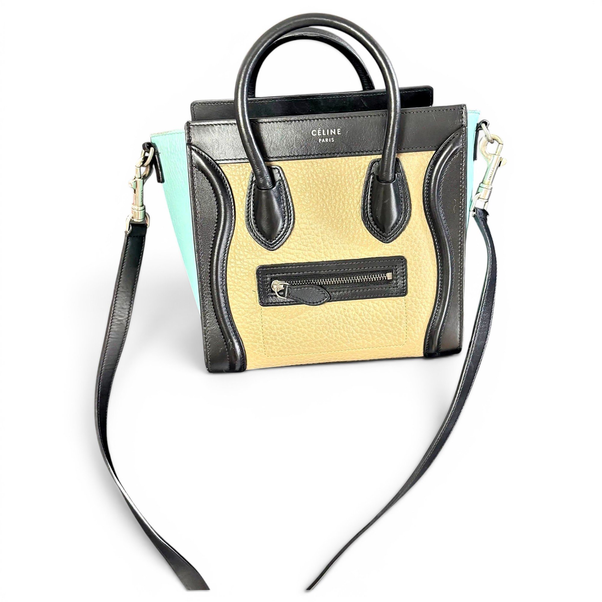 Nano Luggage leather handbag