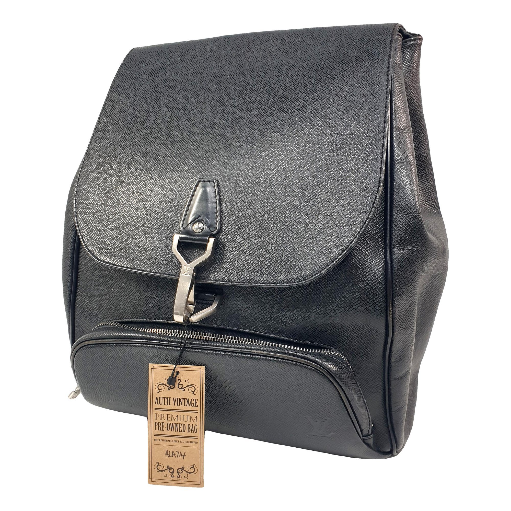 Leather backpack