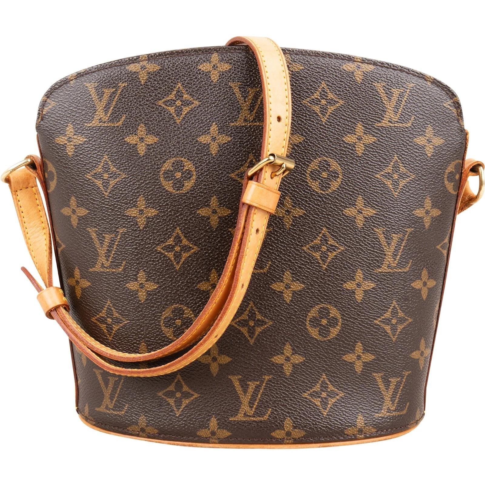 Drouot leather crossbody bag