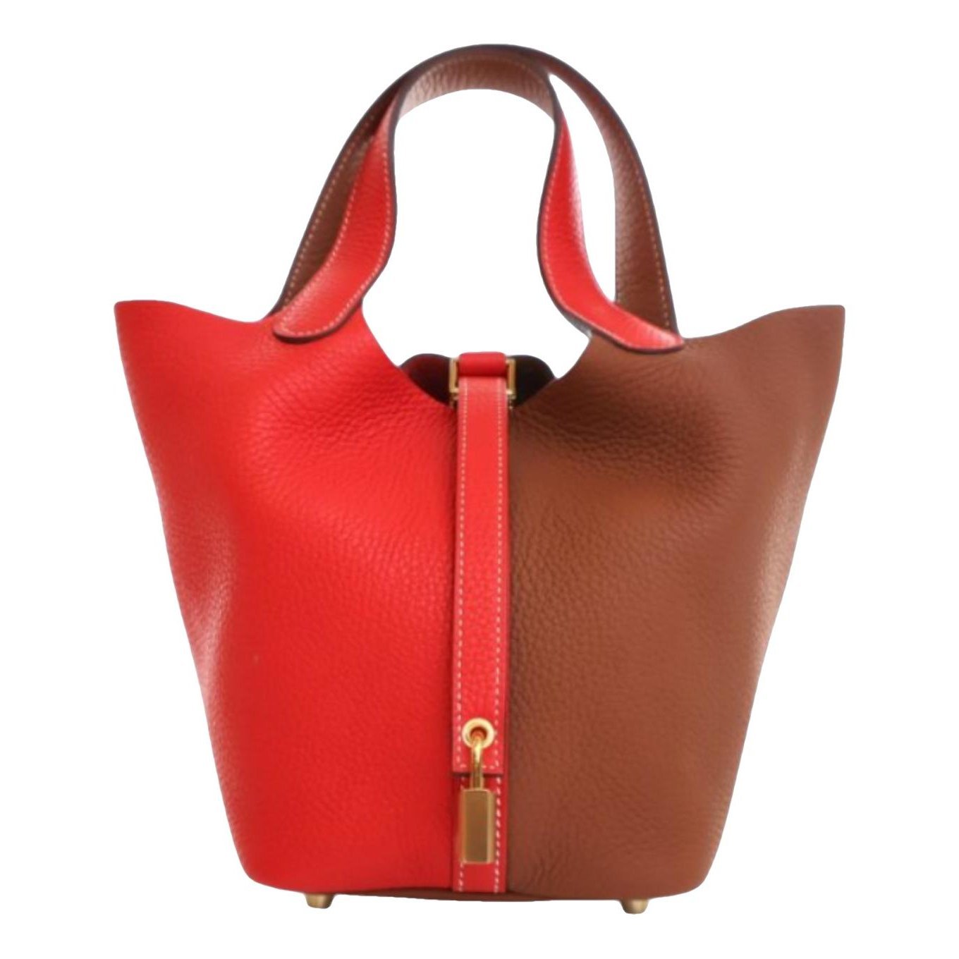 Picotin leather handbag