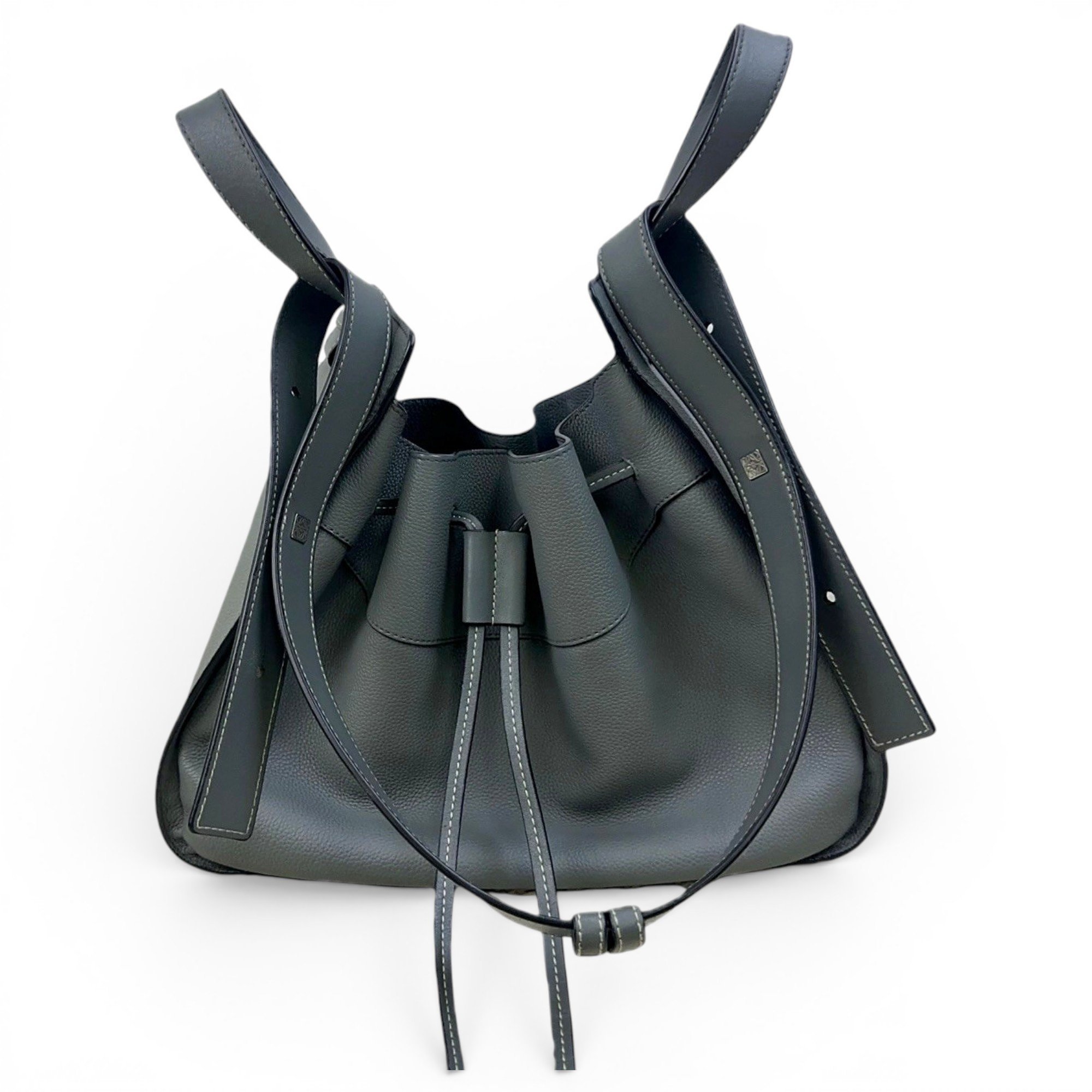 Hammock leather handbag