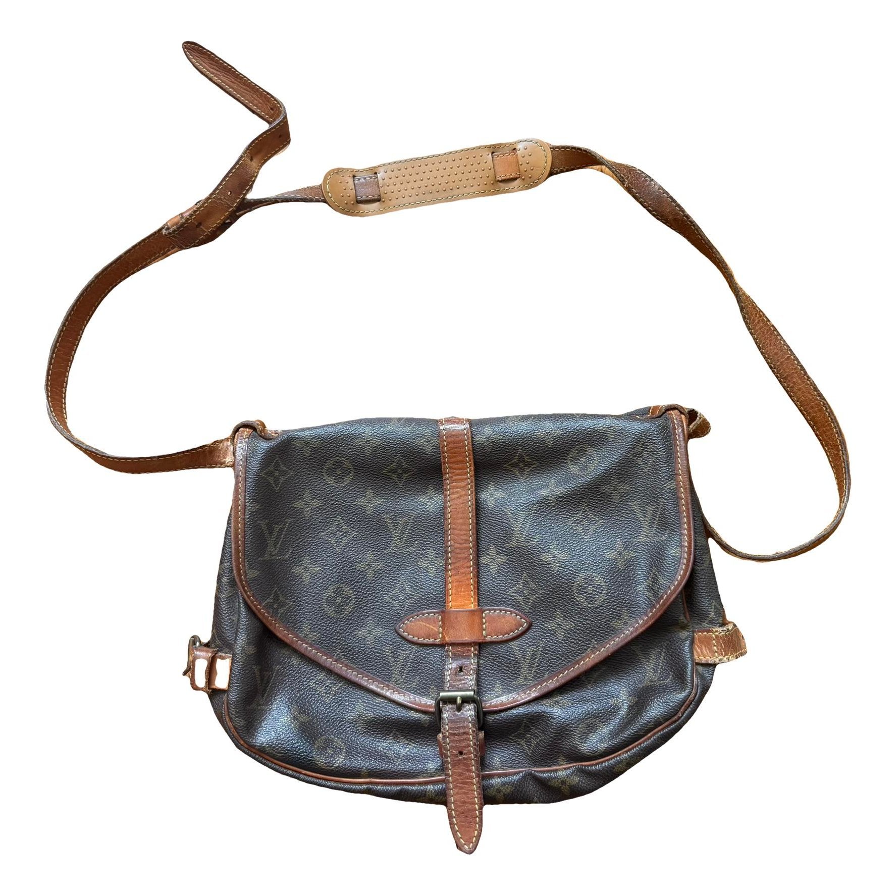 Leather backpack