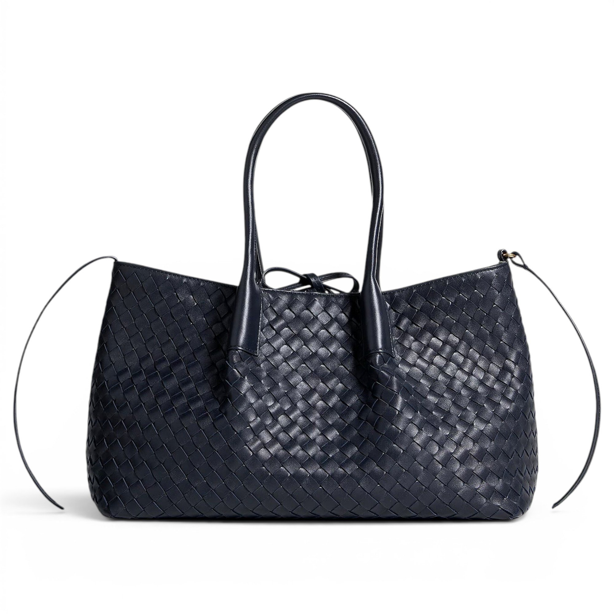 Leather tote