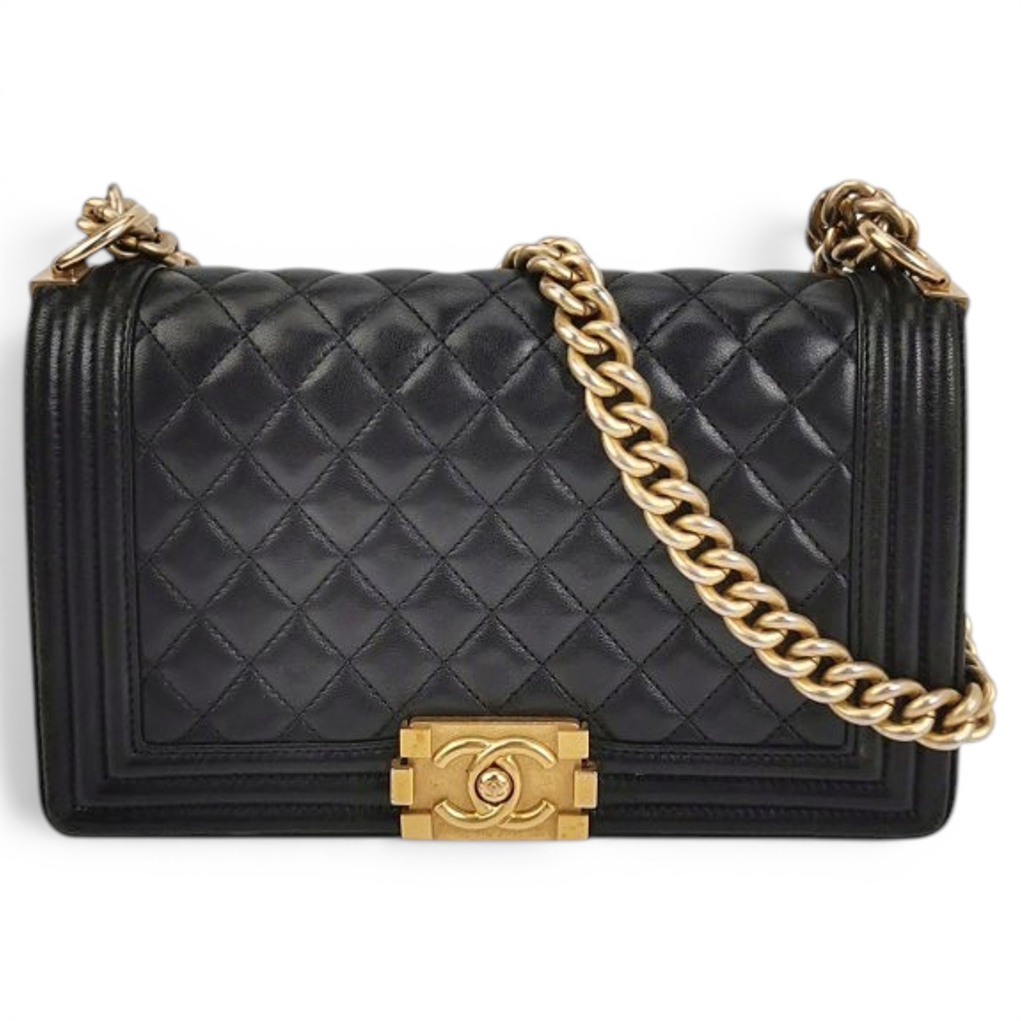 Boy leather crossbody bag