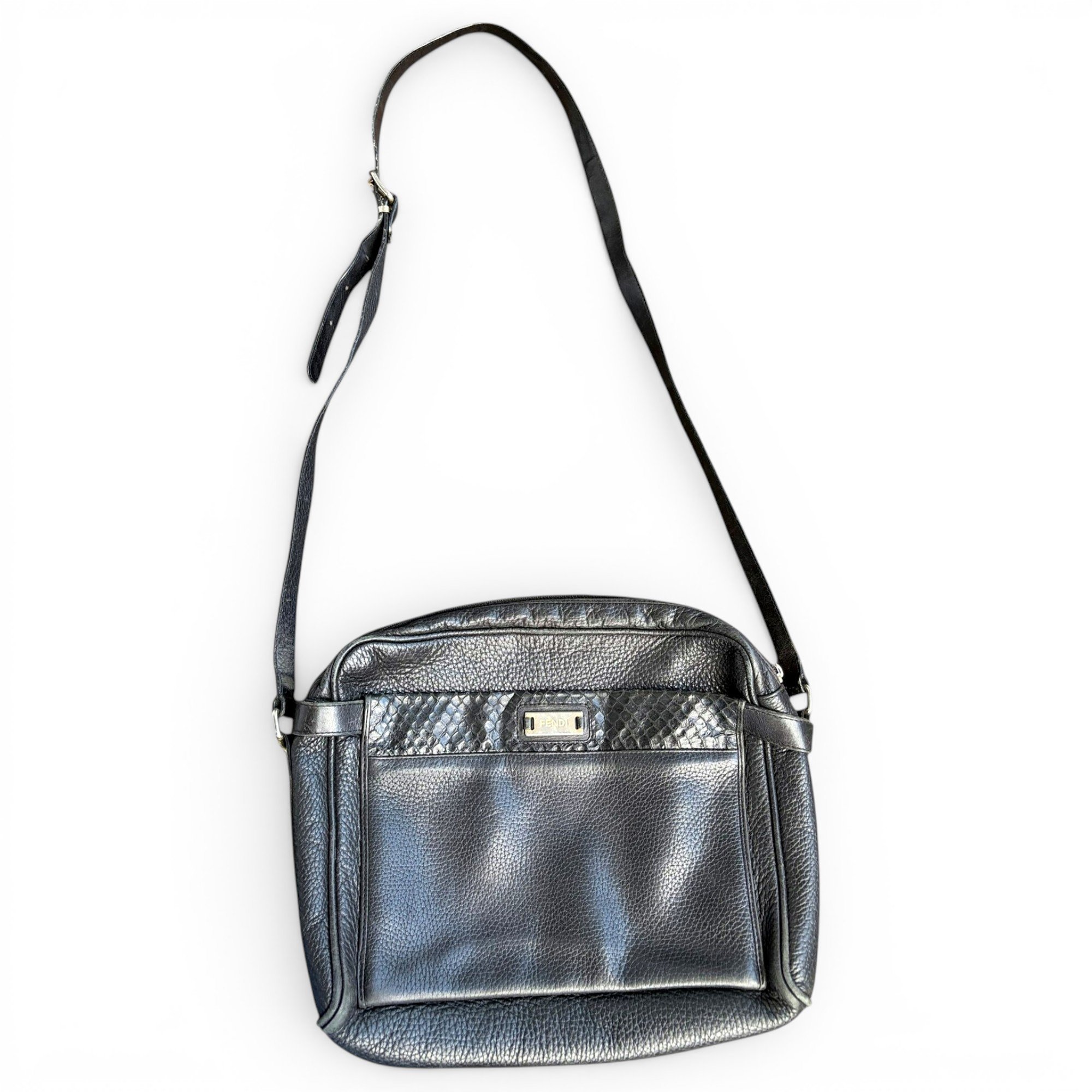 Leather crossbody bag