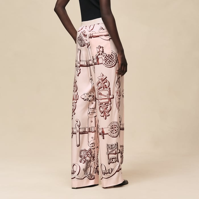 Rose Opaline "Ferronnerie Remix" Pants