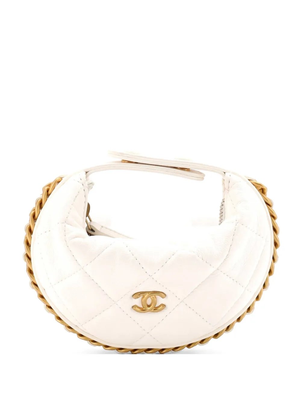 Chain Around Pouch Quilted Lambskin Extra Mini hobo bag