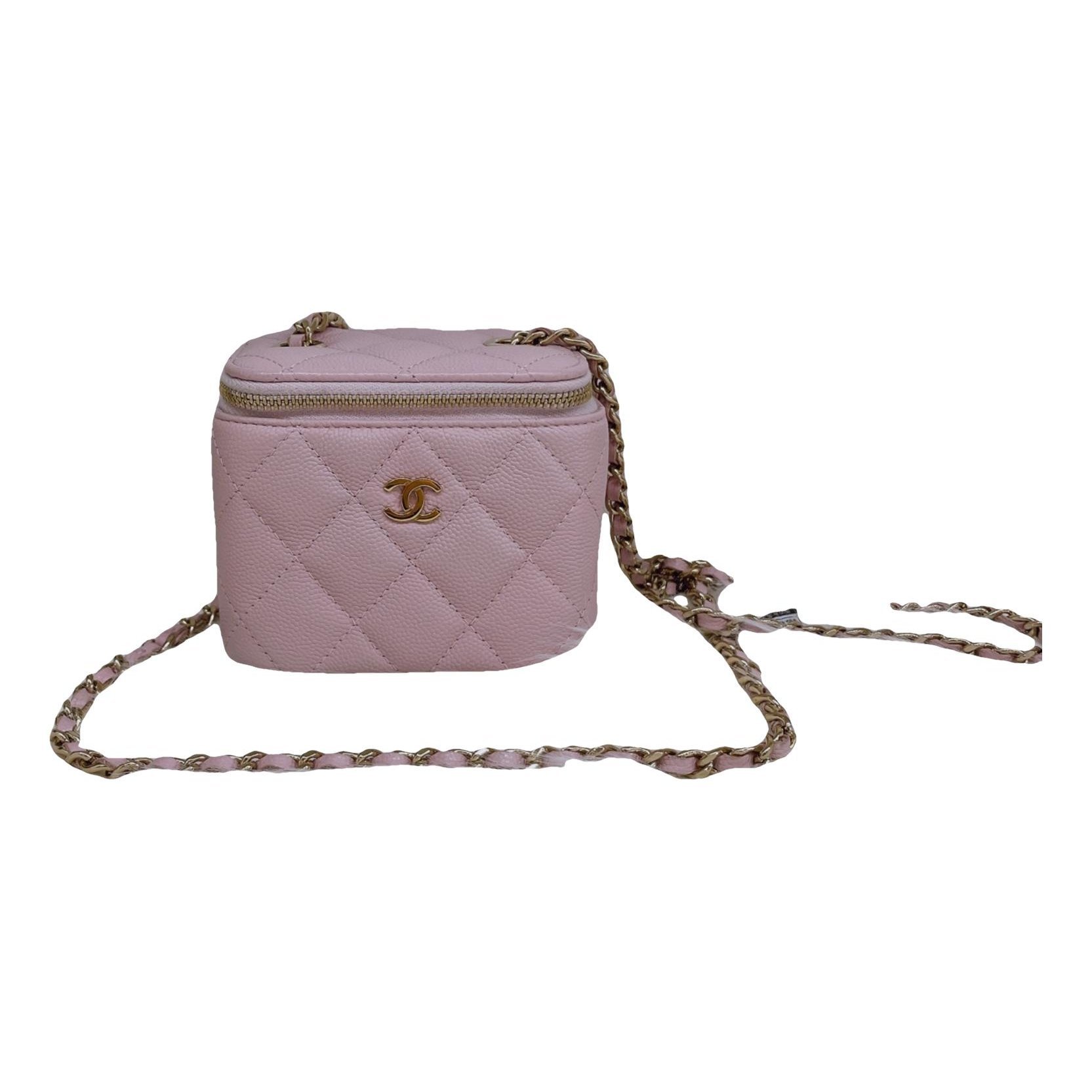 Trendy CC Vanity leather handbag
