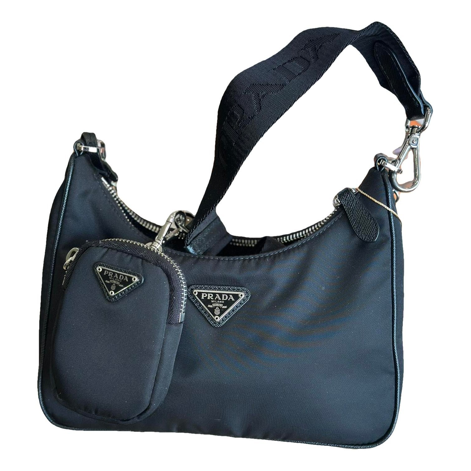 Re-edition cloth crossbody bag