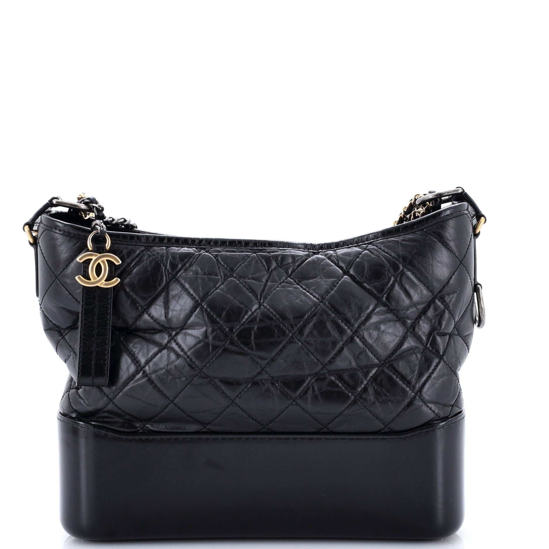 Gabrielle Hobo Quilted Aged Calfskin Medium