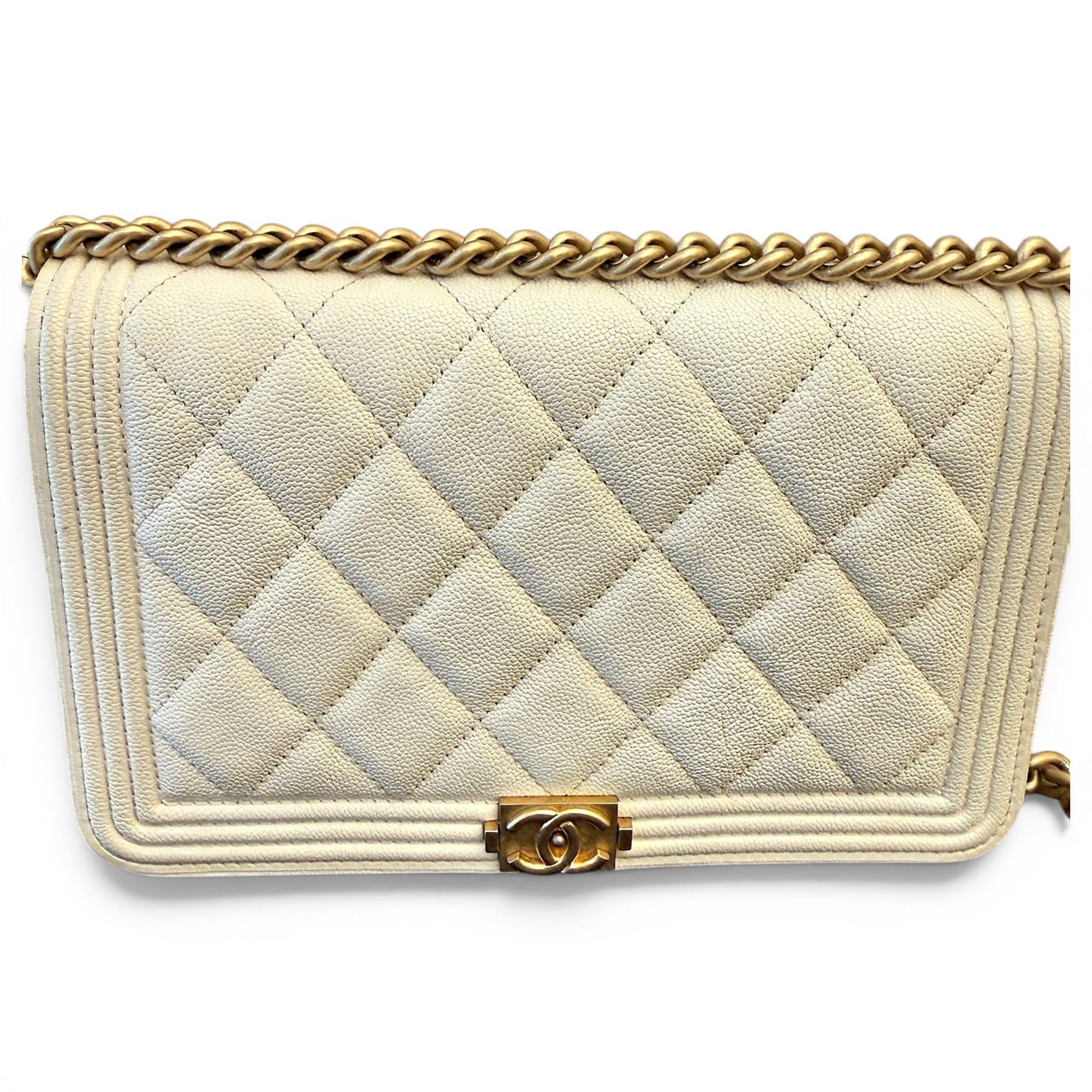 Wallet On Chain Boy leather handbag