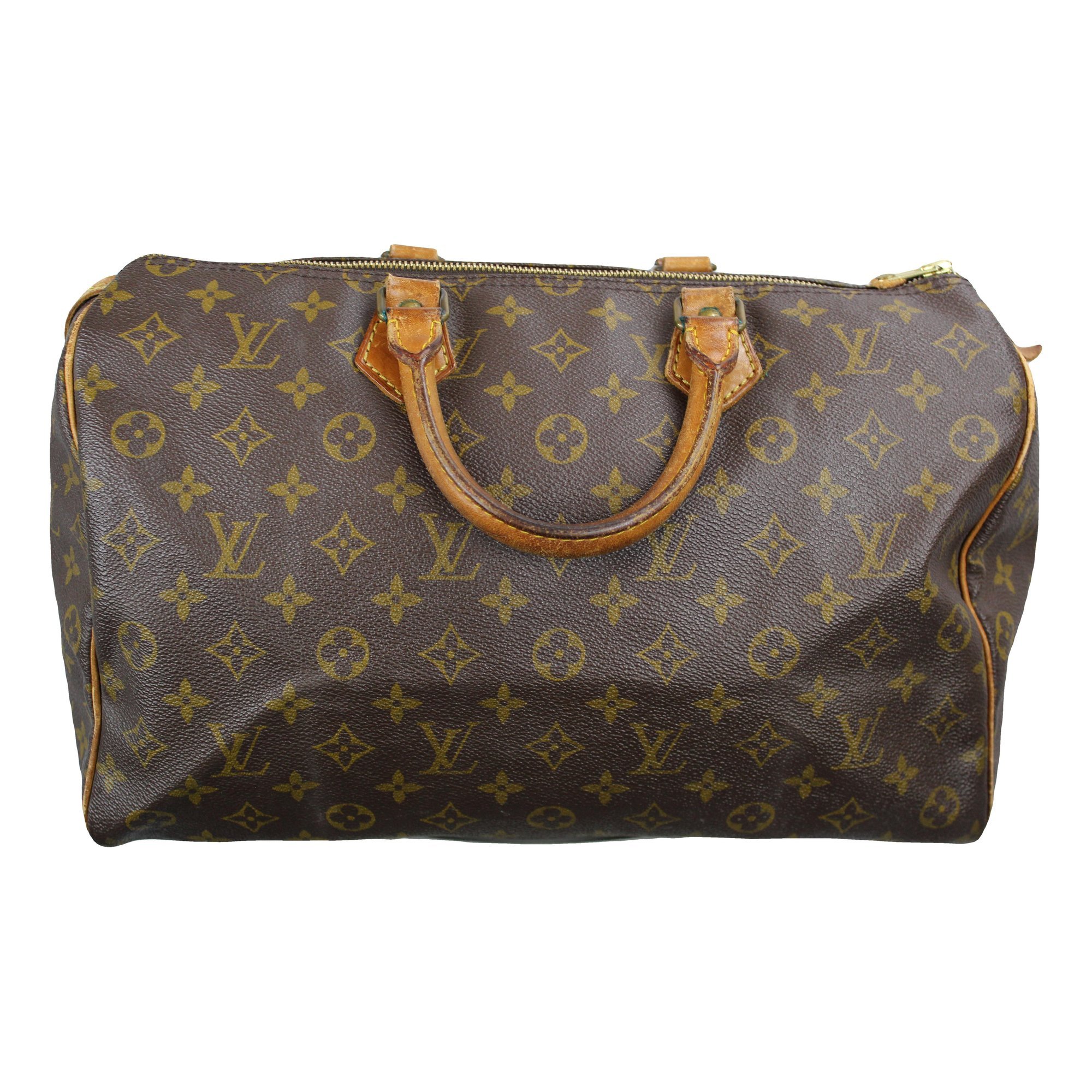 Speedy leather handbag