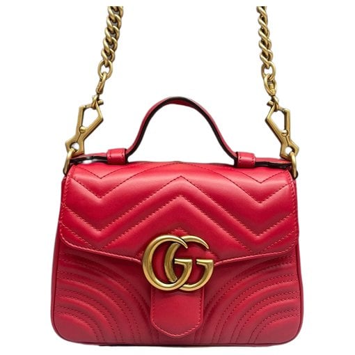 GG Marmont Flap leather handbag