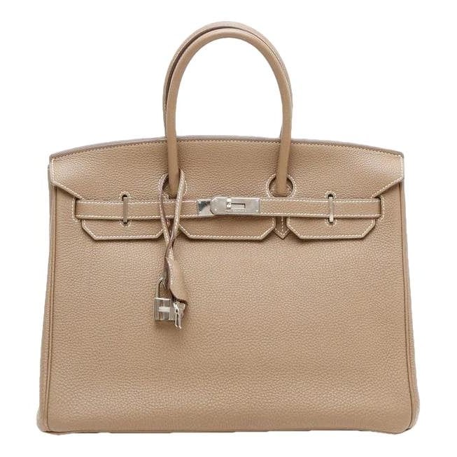 Hermes Birkin 35 Handbag Etoupe